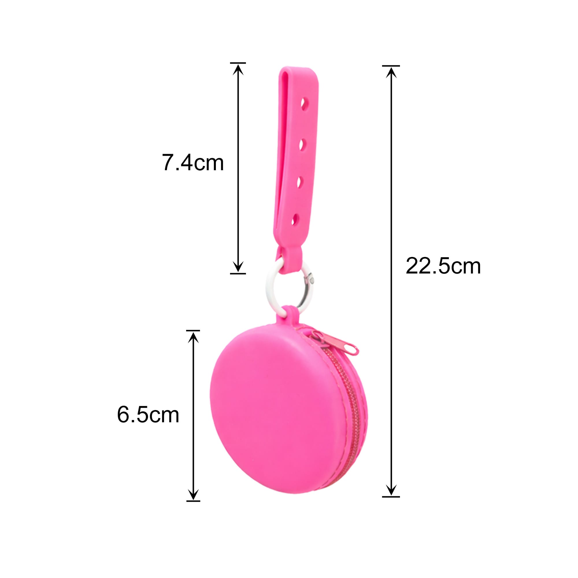 Silicone Pouch with Holes Strap