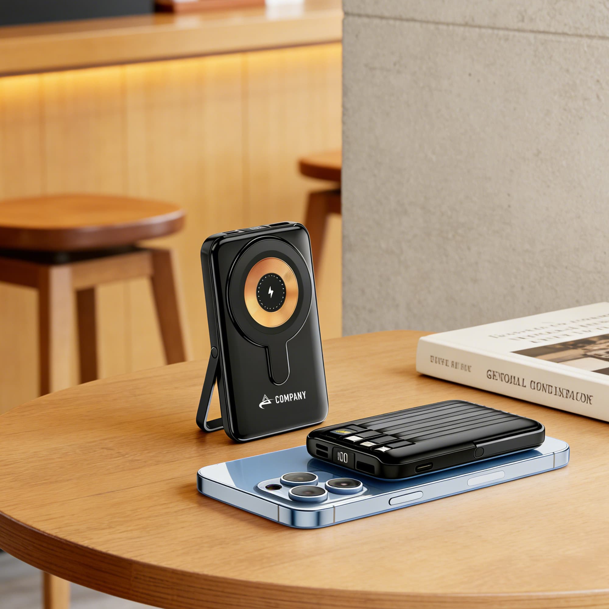 10000mAh 6 in 1 Magnetic Wireless Power Bank