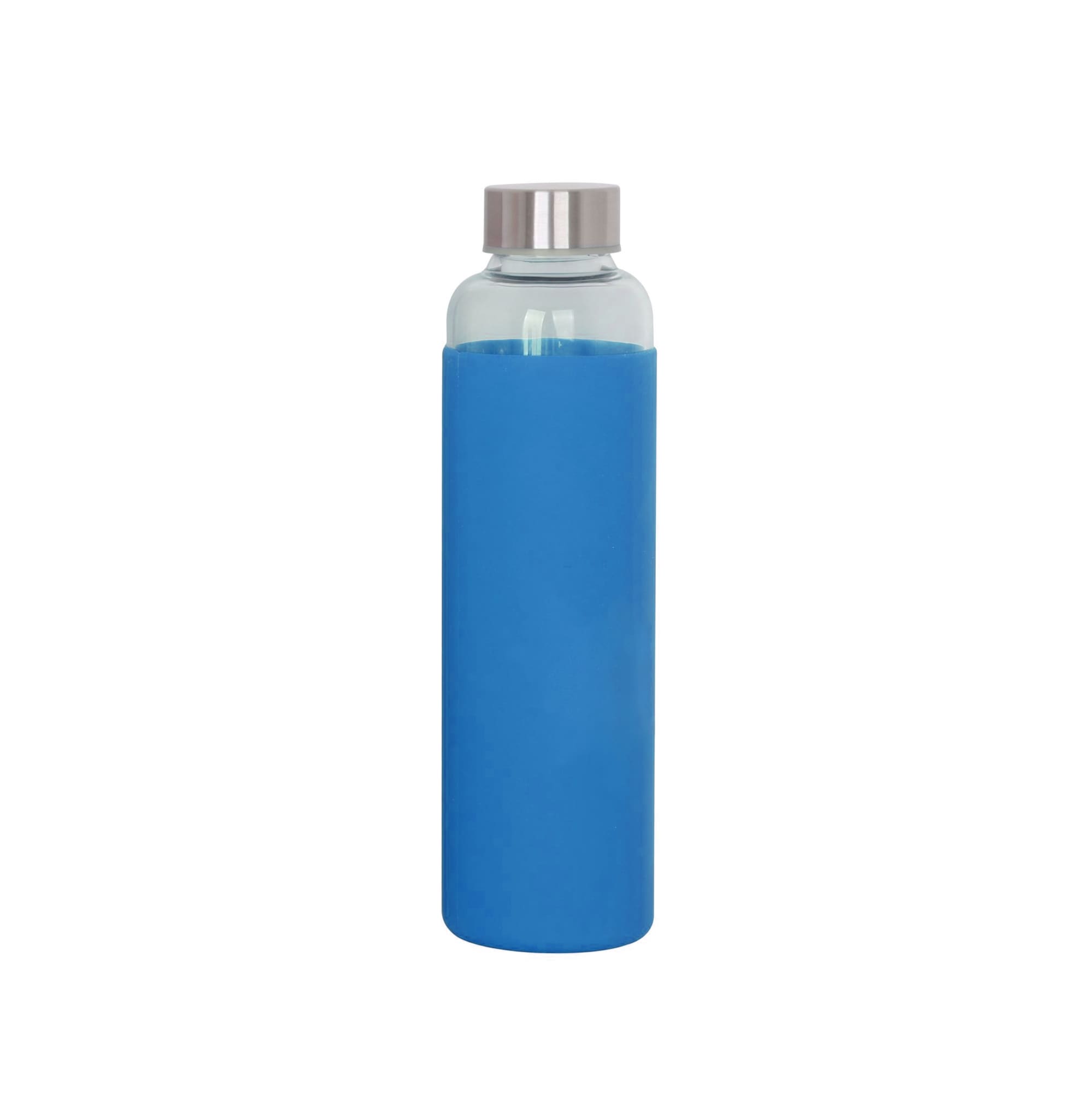 550ml Glass Drink Bottle with Stainless steel Lid