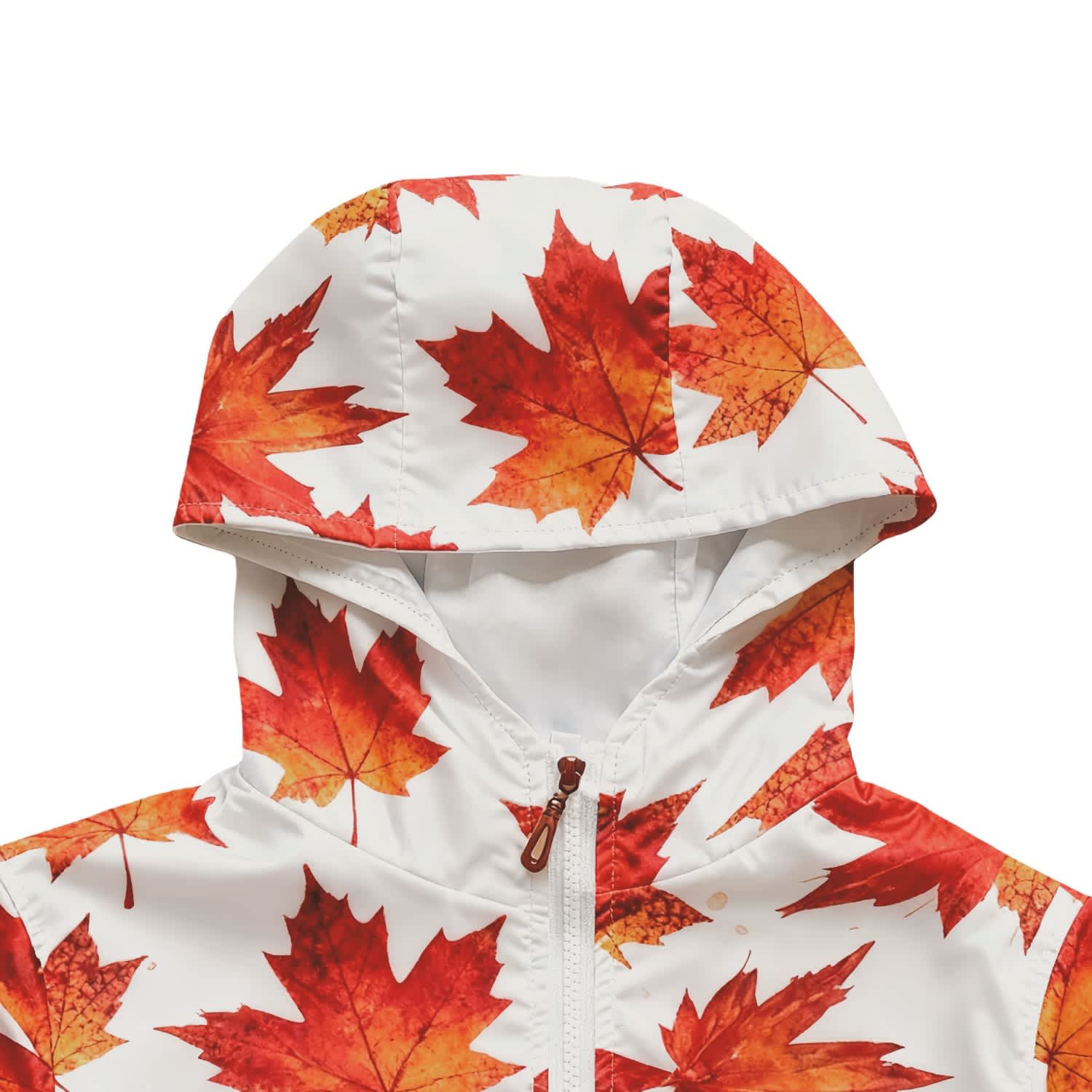 Unisex 100% Polyester 2-Layer Hooded Windbreaker