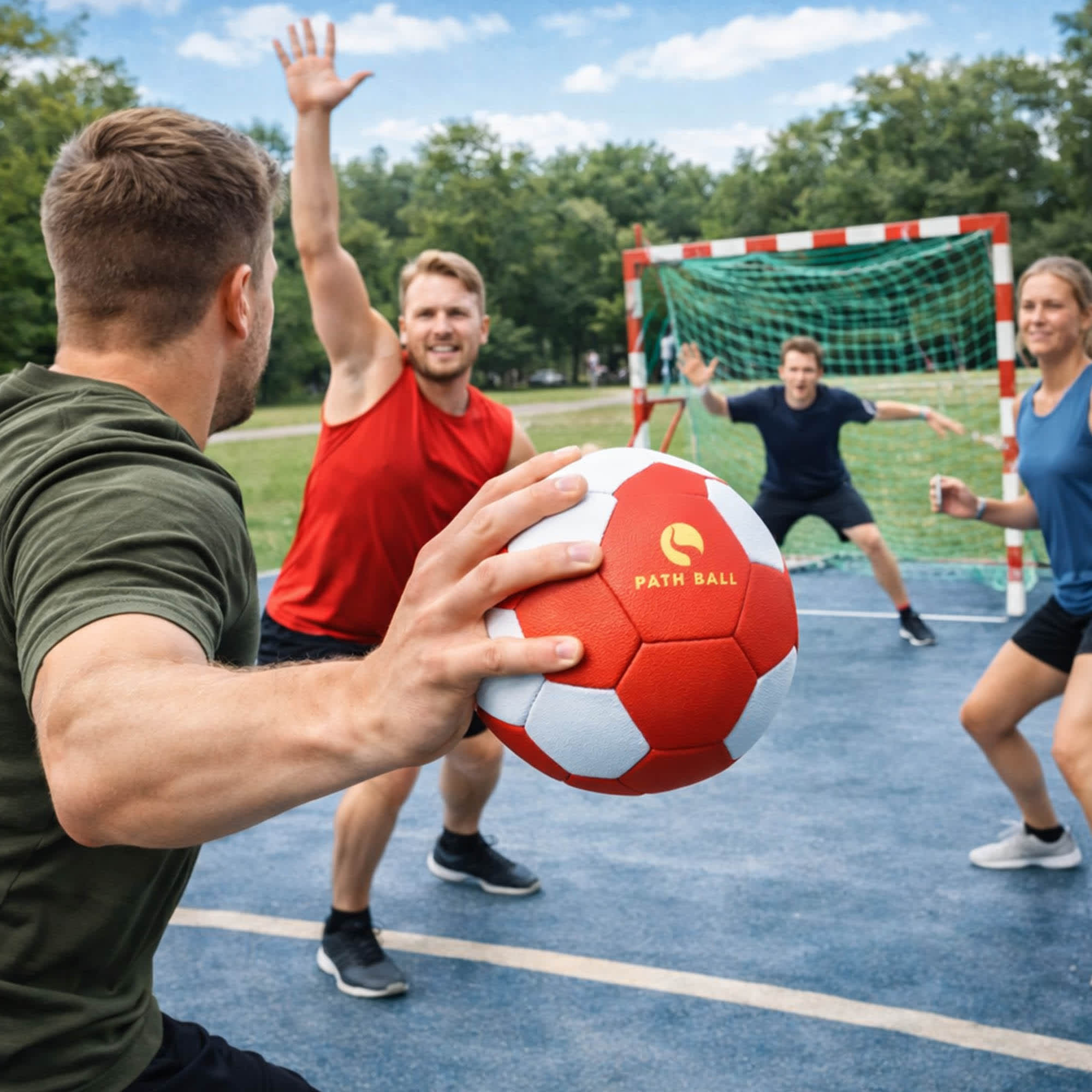 Machine-Stitched Microfiber PU Handball