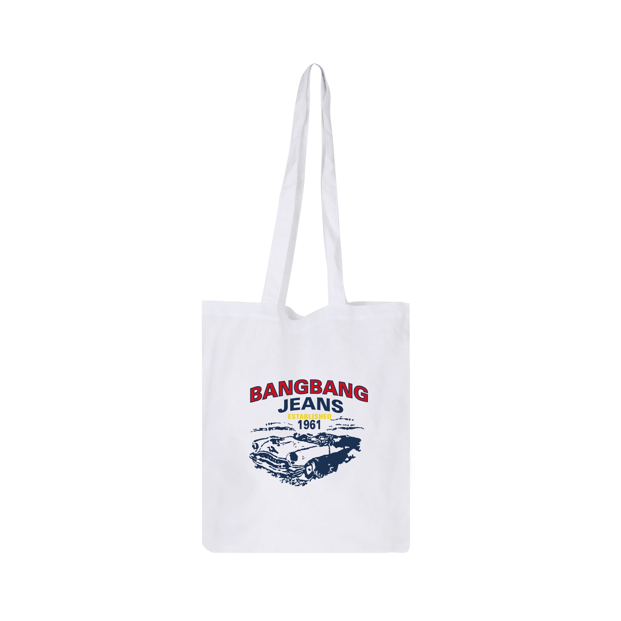 140gsm Coloured Long Handle Cotton Bag