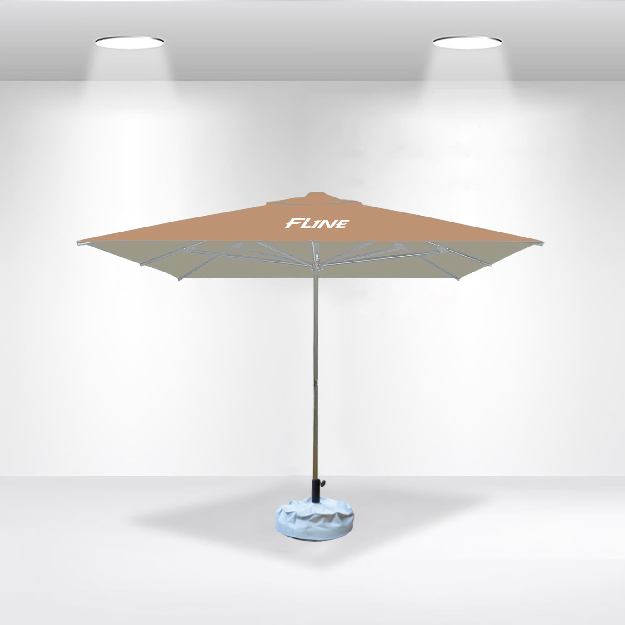 3x3m Square Stock Colour Commercial Market Umbrella