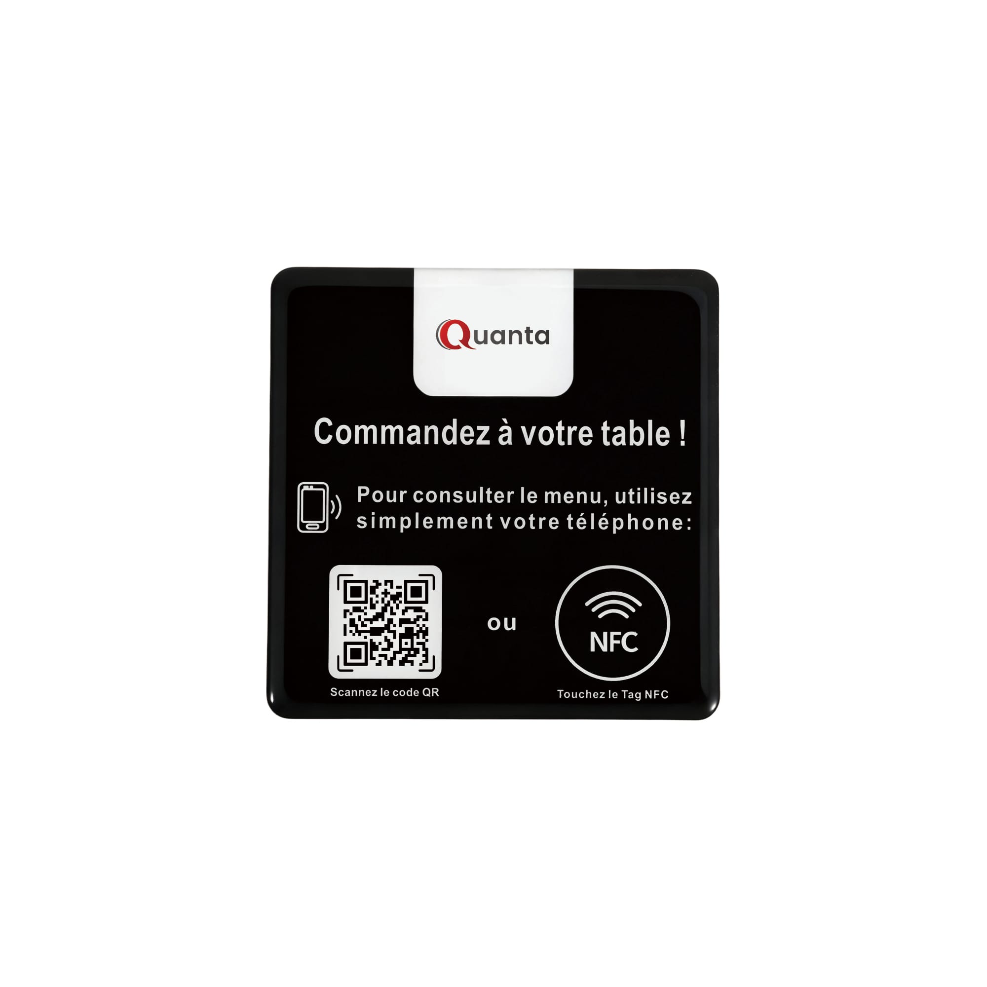 NFC Epoxy Food Ordering Desk Tag