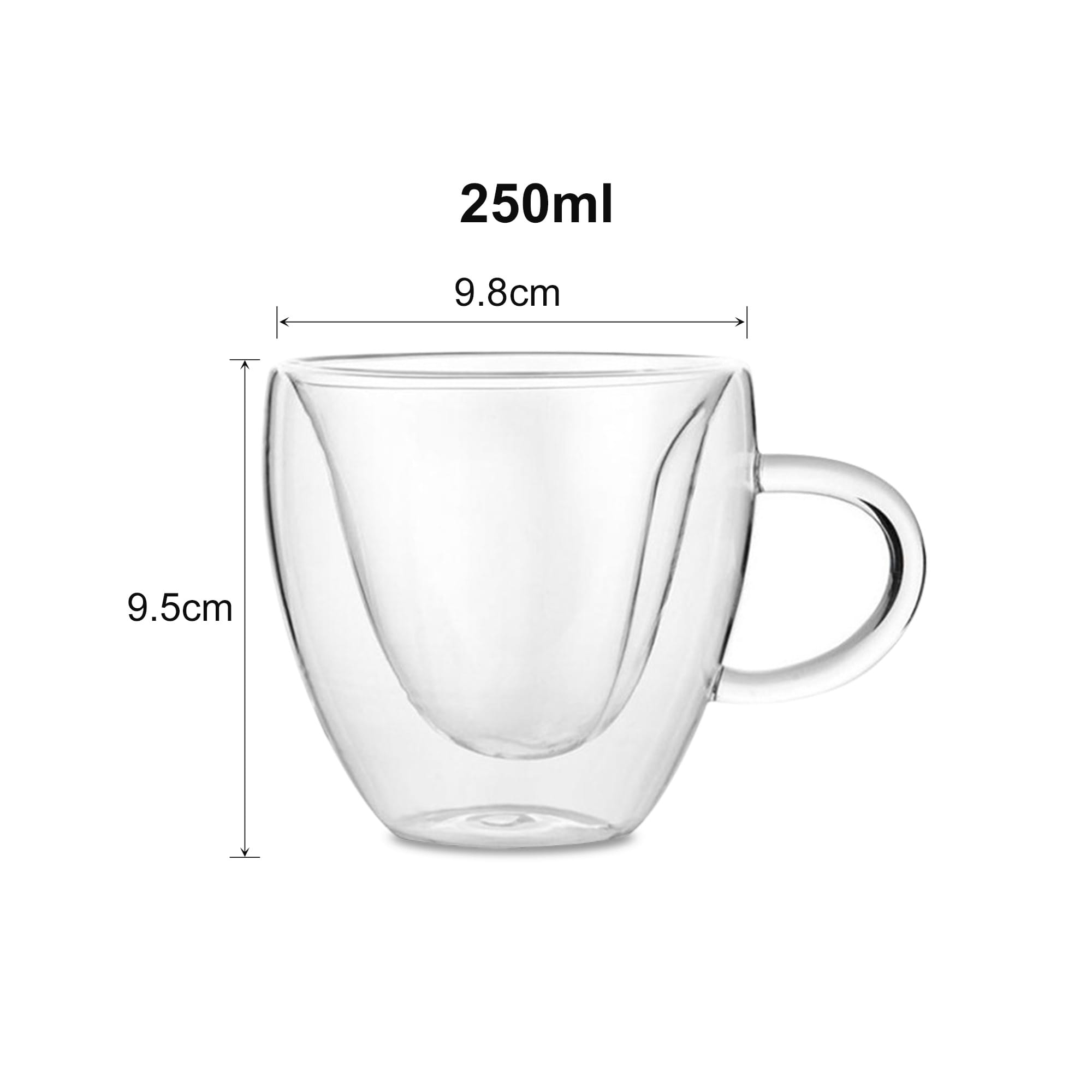 Heart Double Wall Mug