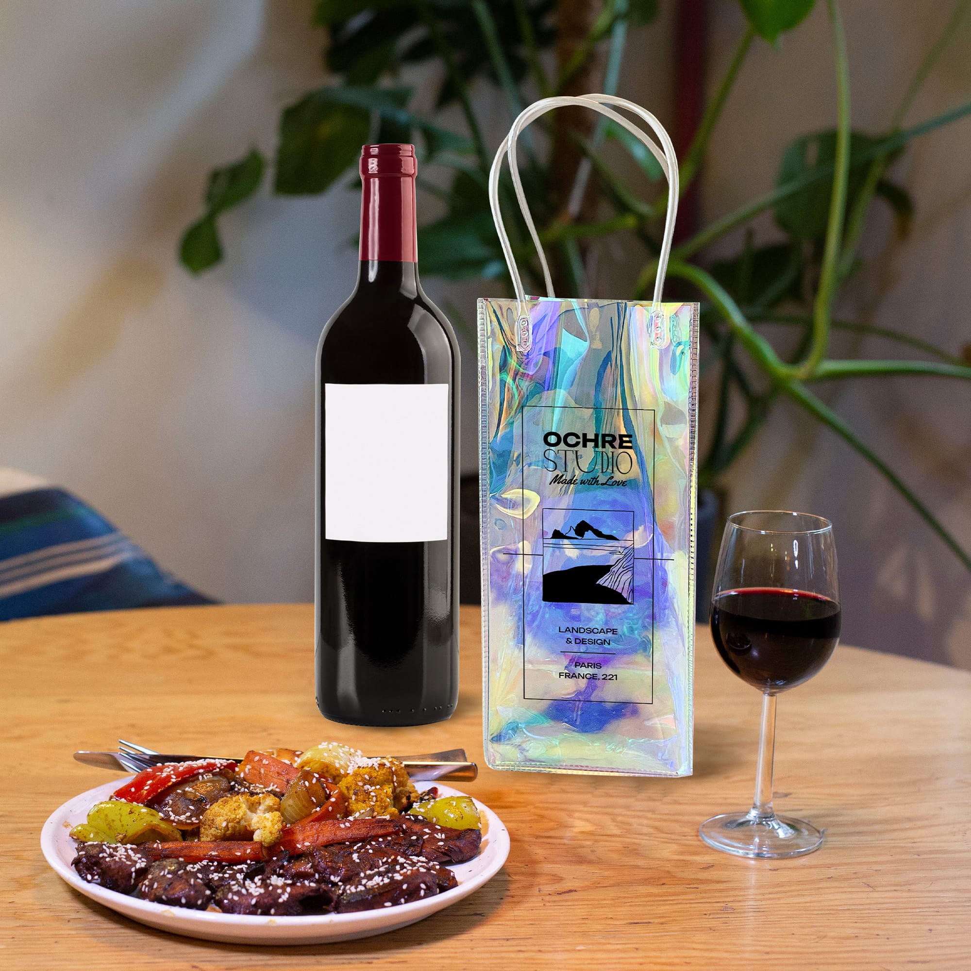 PVC Laser Wine Ice Bag