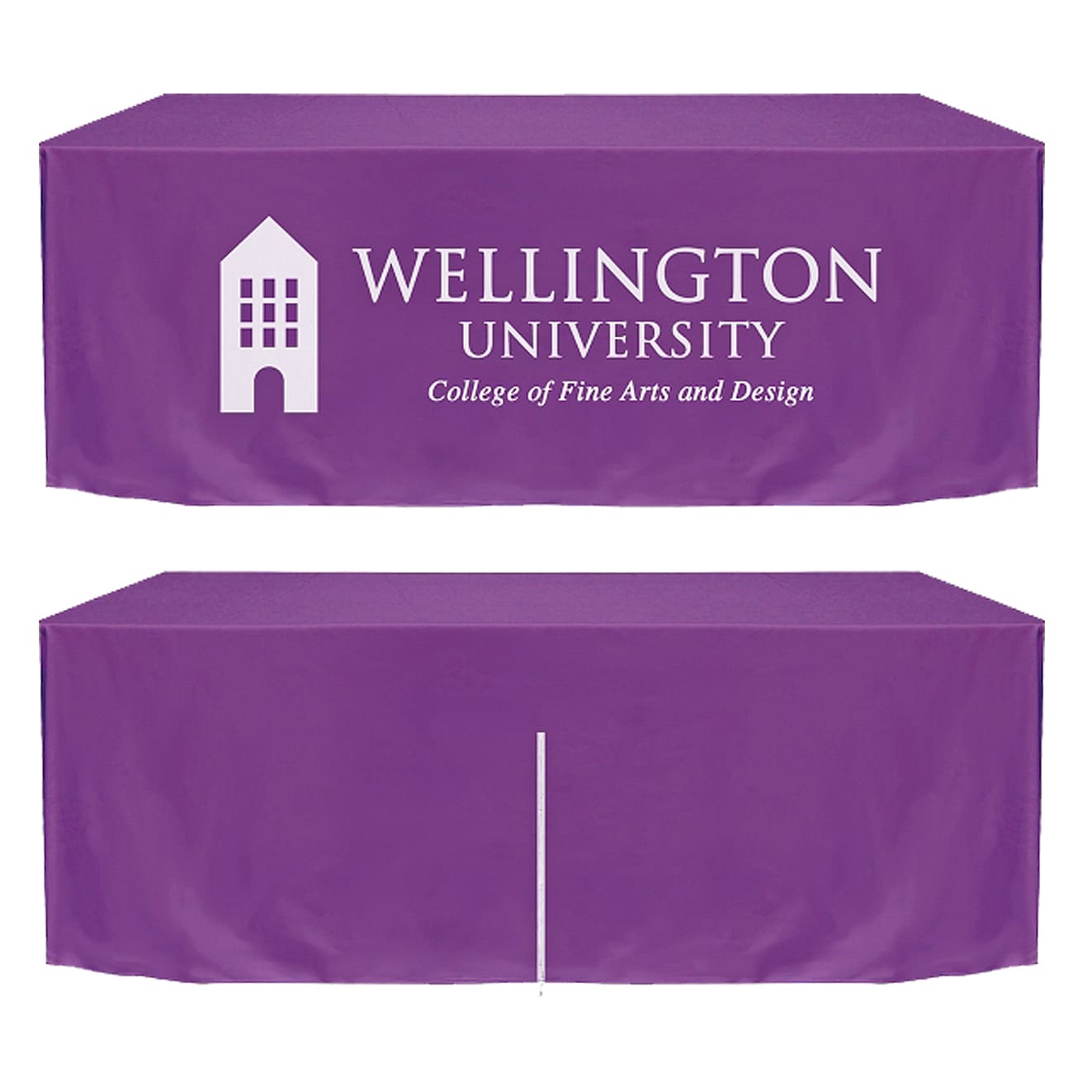 Fitted Table Cloth with Zipper Back * 4ft