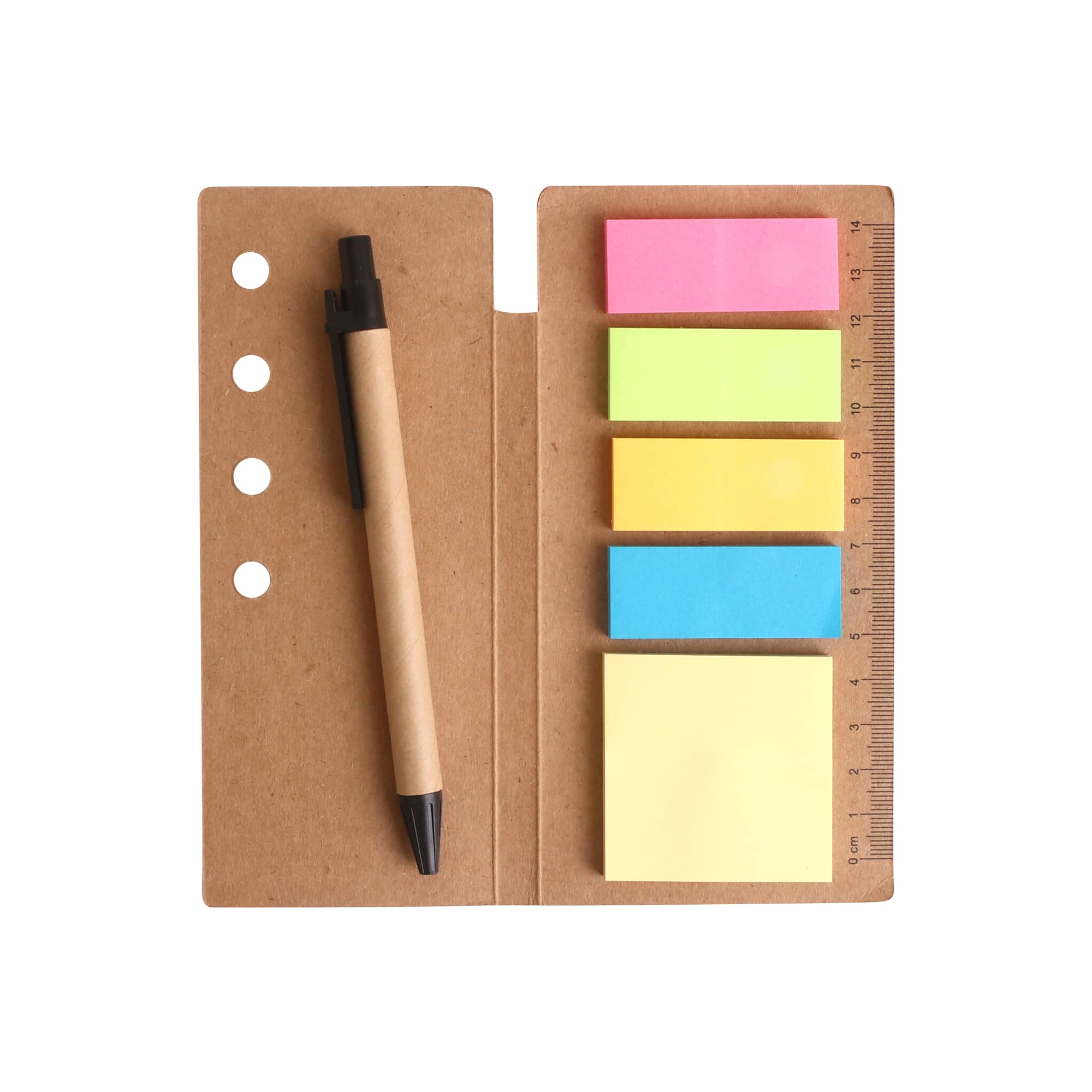 Ruler Sticky Note Pad with Pen