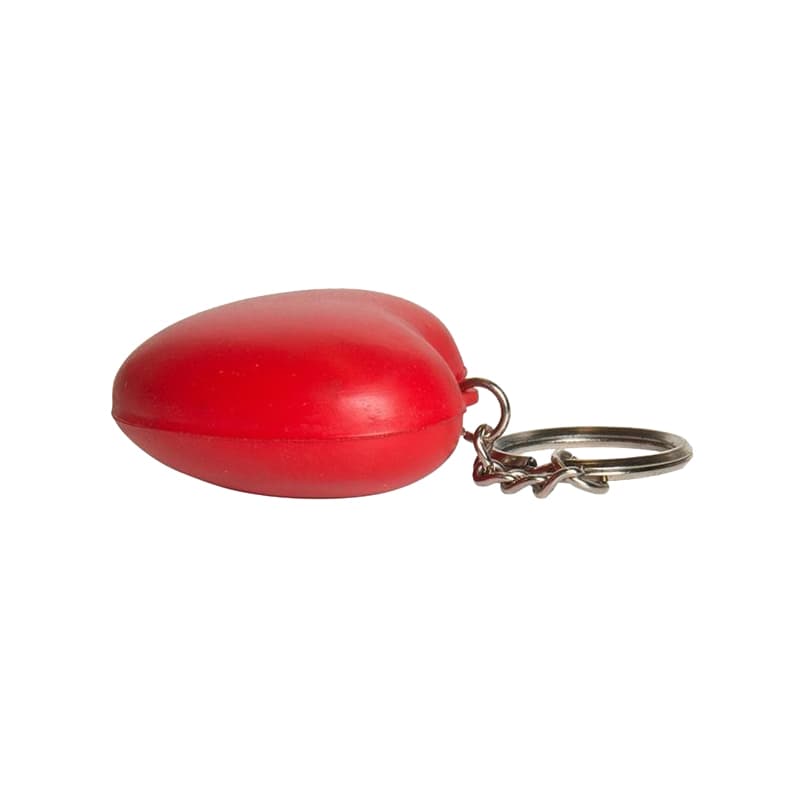 Keyring with Heart Stress Reliever