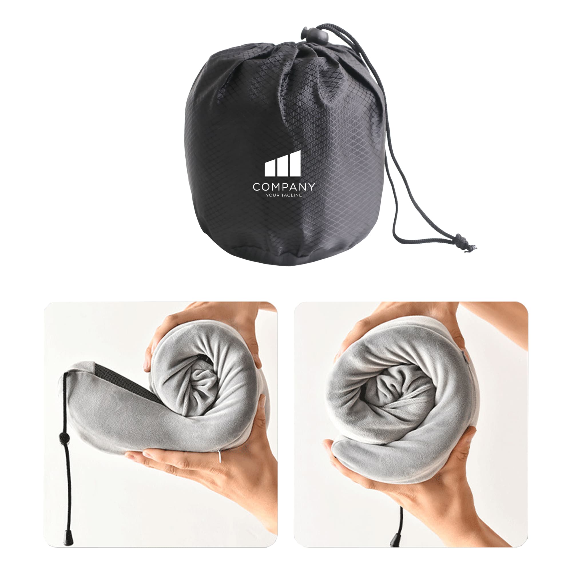 Memory Foam U-shaped Travel Pillow