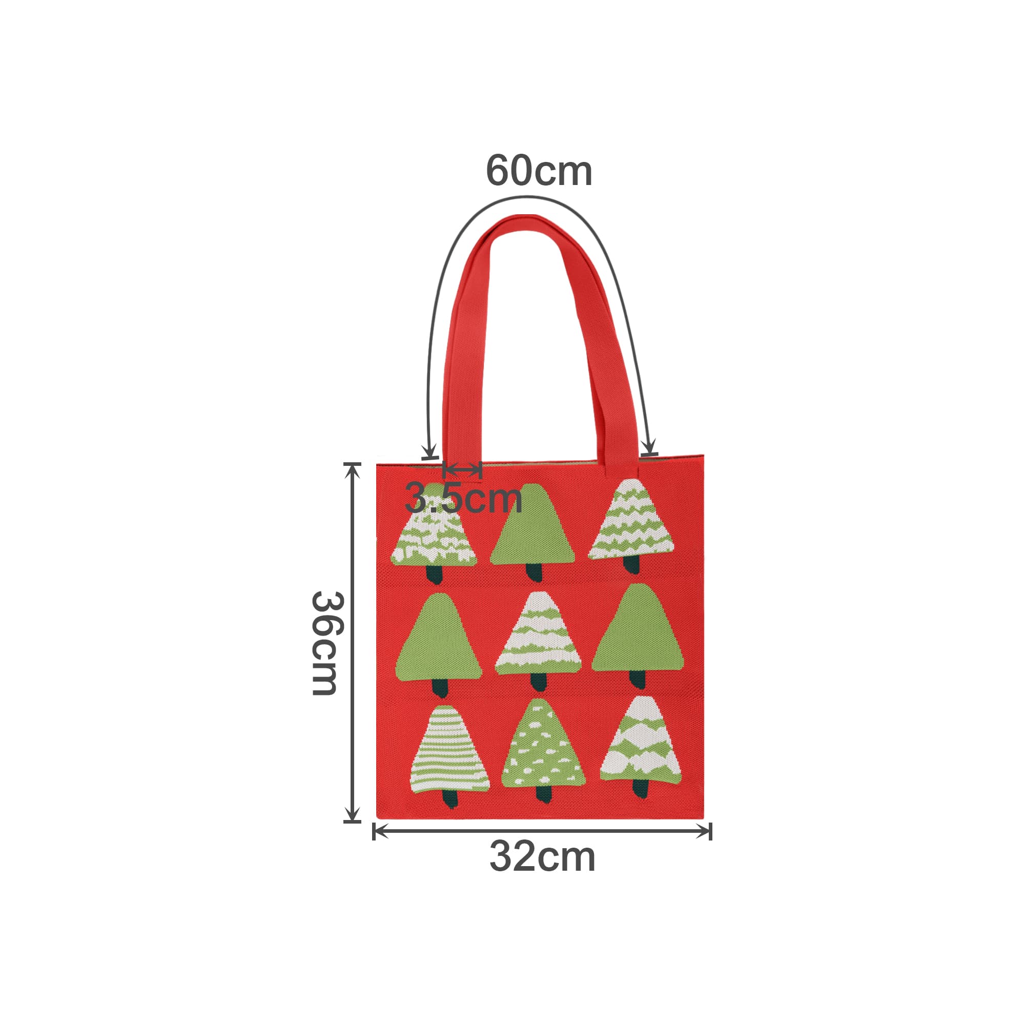 Knitted Flat Tote Bag