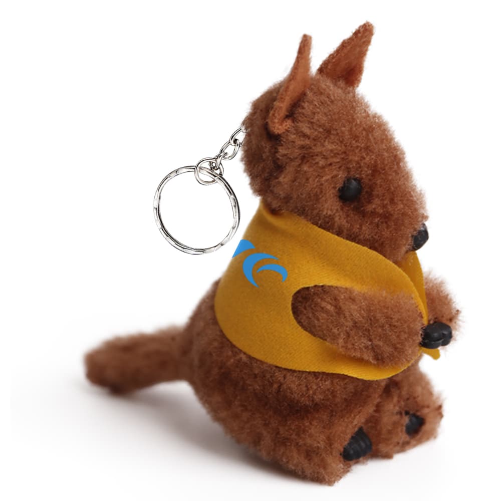 Kangaroo Clip on Stuffed Plush Toy