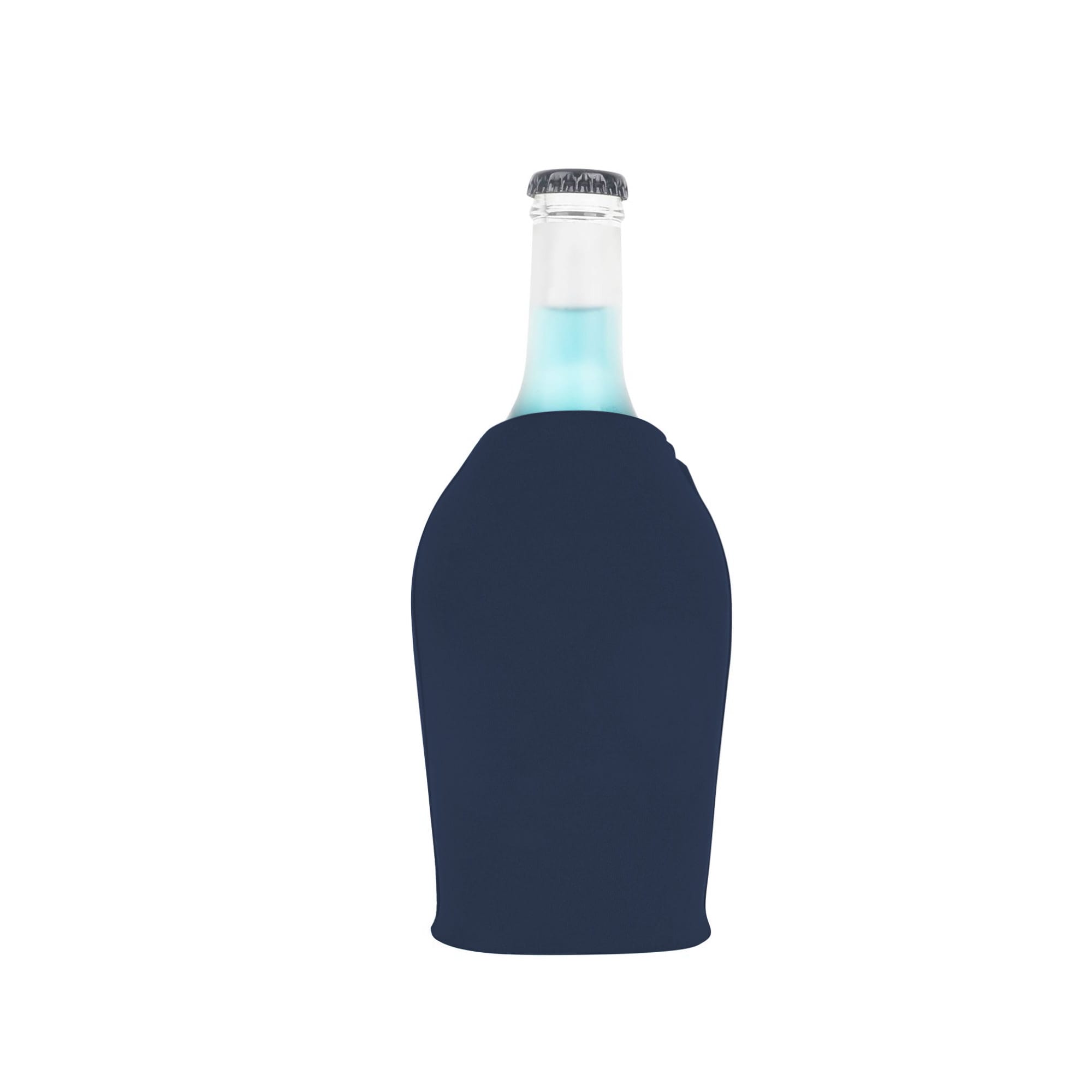 Short Bottle Cooler with Zipper