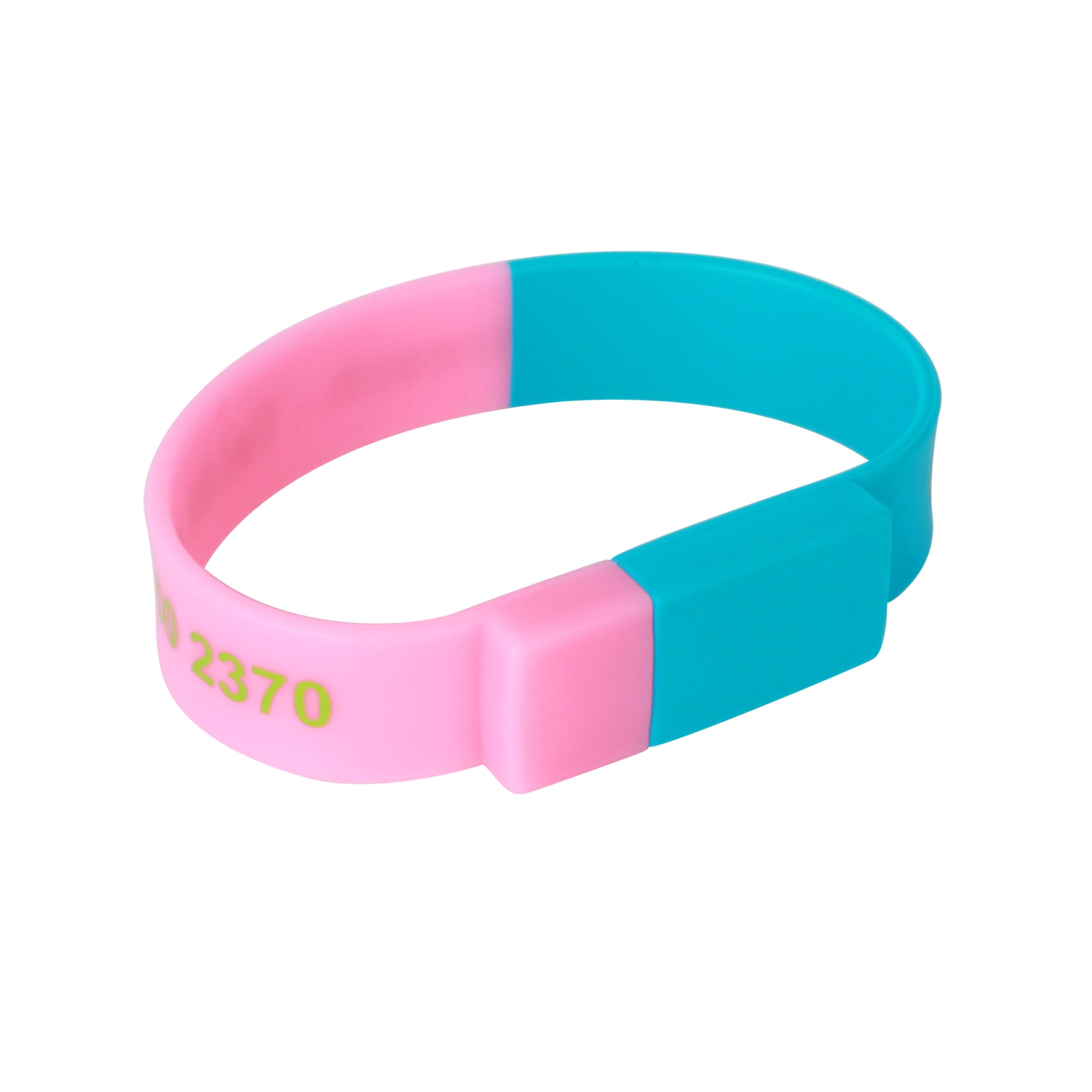 Sectional Coloured Wristband Flash Drive