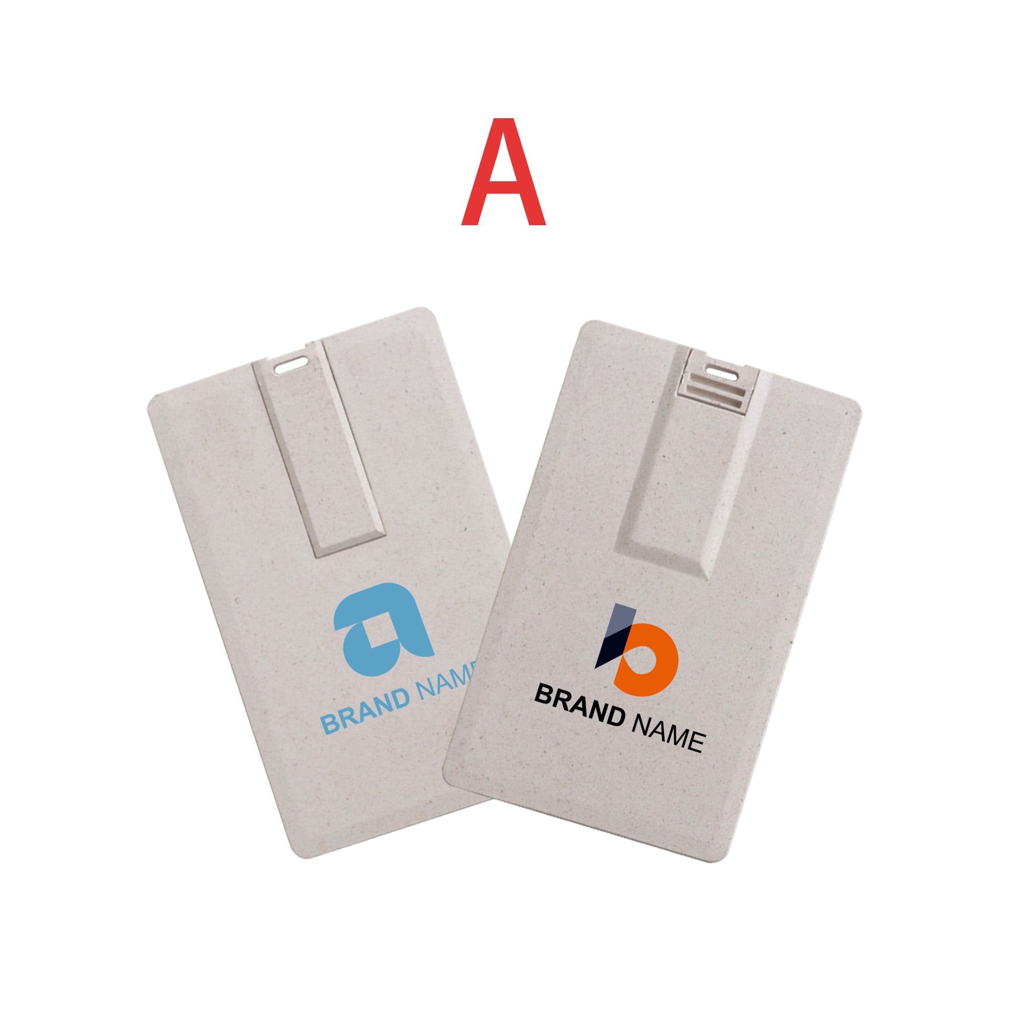Wheat Straw Credit Card Flash Drive