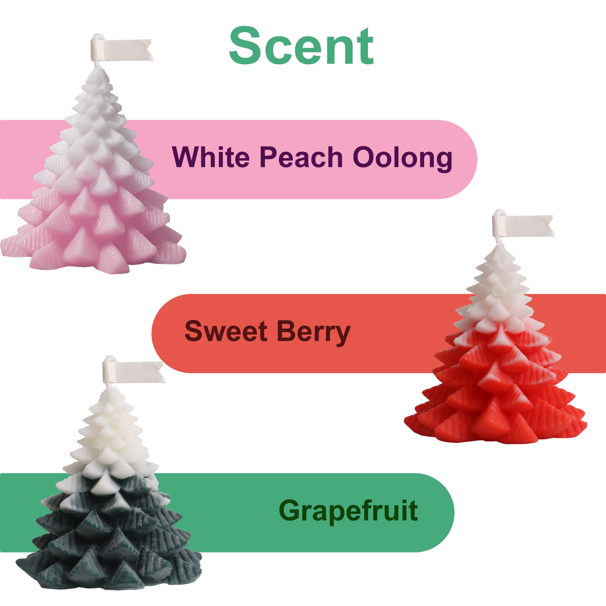 Christmas Tree Shape Candles