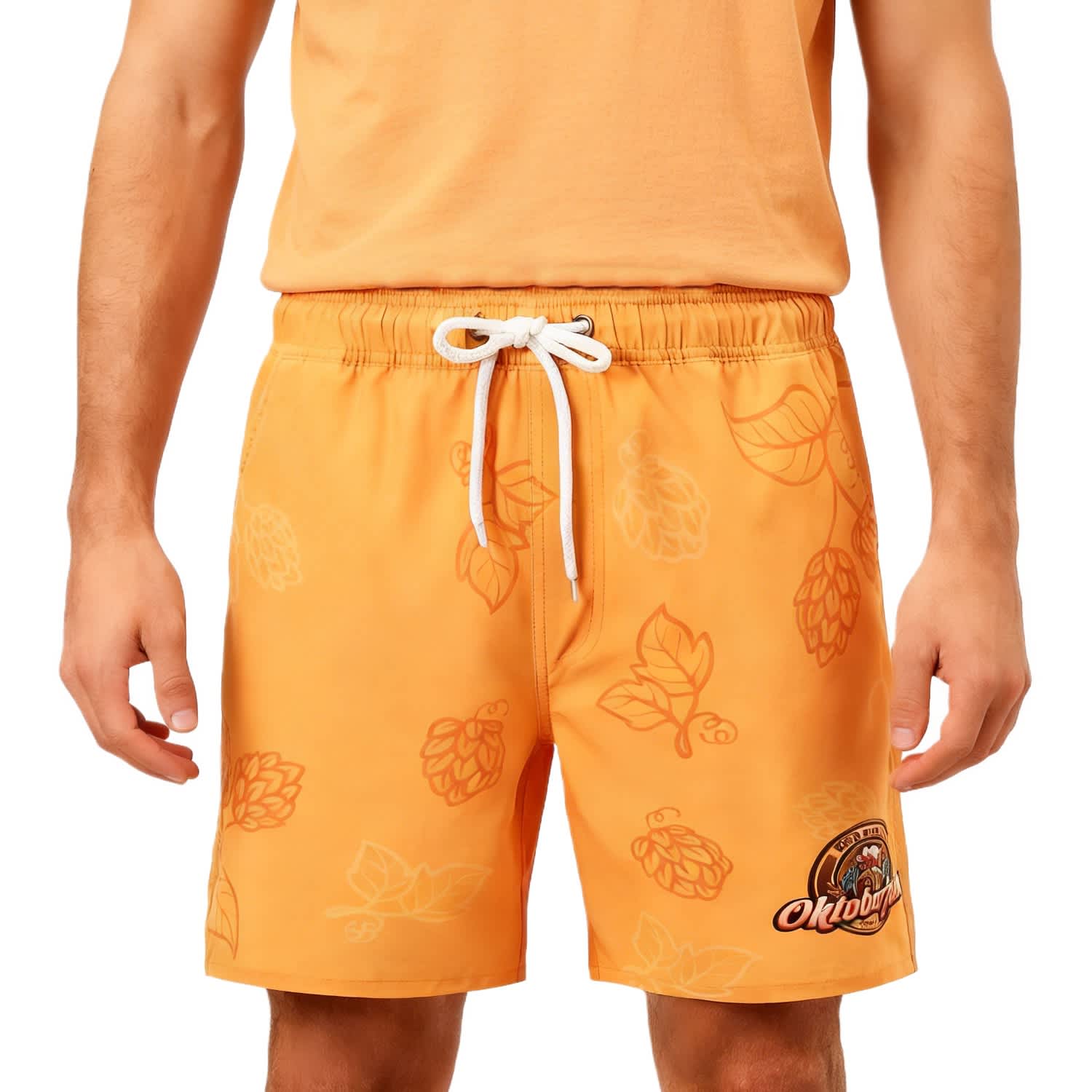 Men's Polyester Spandex Sublimated Swim Shorts