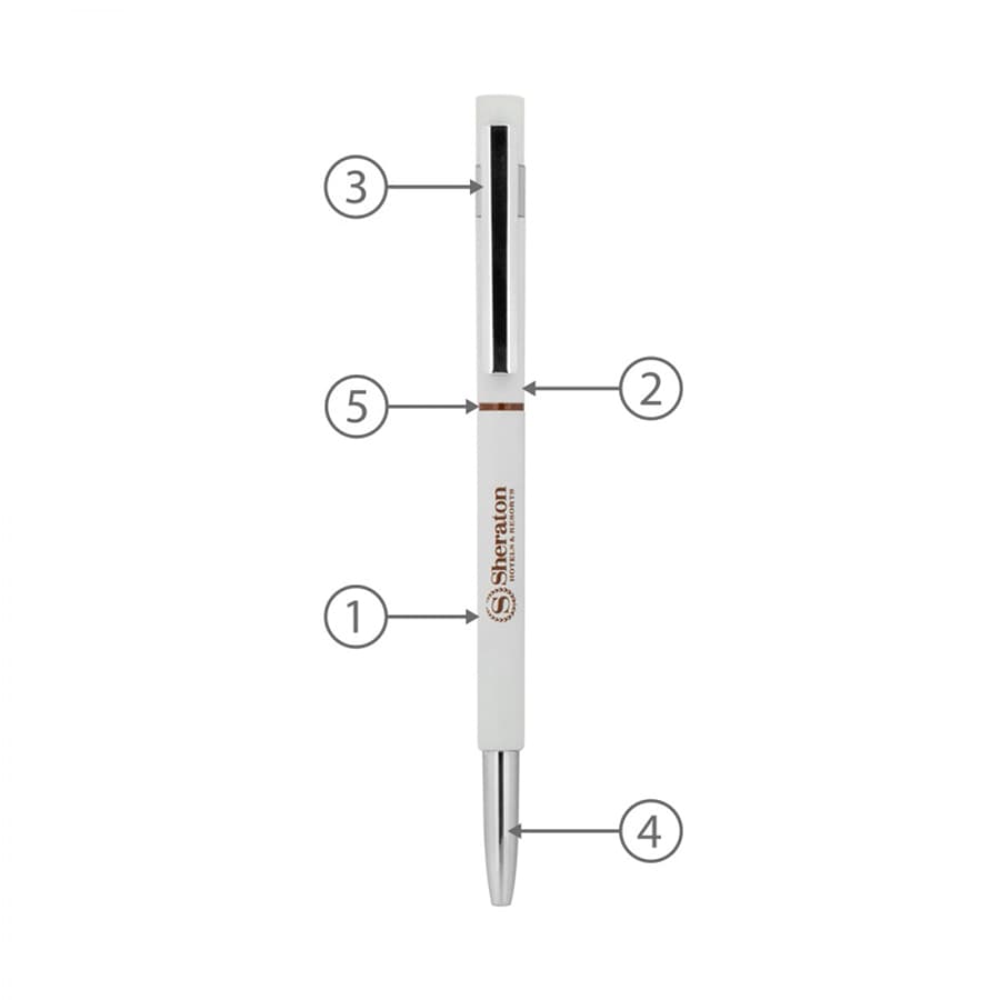 Slim Hex Pens (Custom Made To Order - BND70)