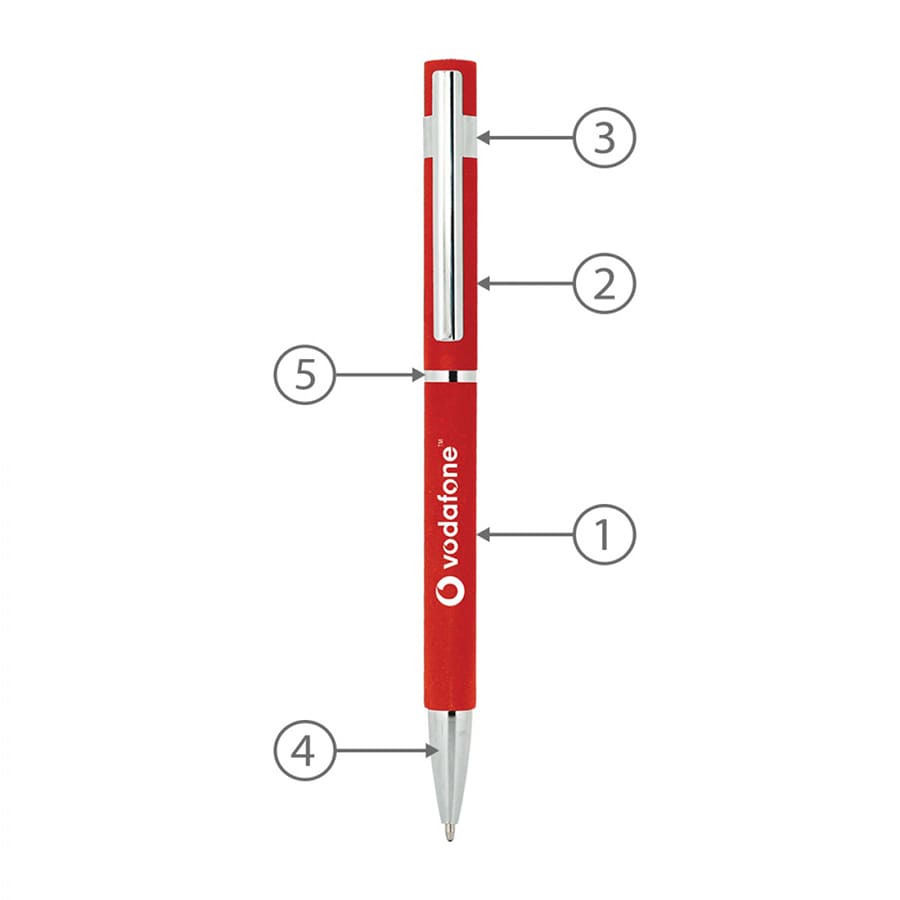 Slim Hex Pens (Custom Made To Order - BND70XL)