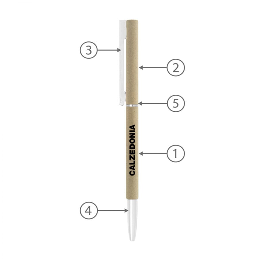 BND71 CLAP TWIST METAL BALL PEN