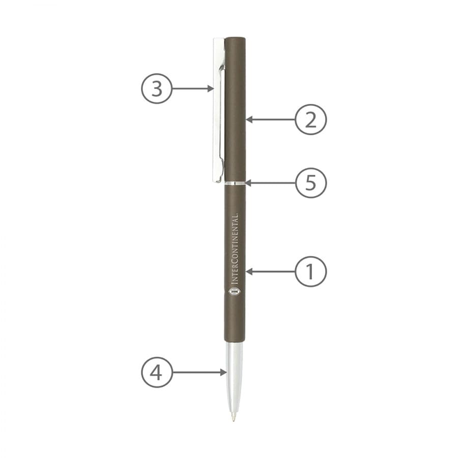 BND71 CLAP TWIST METAL BALL PEN