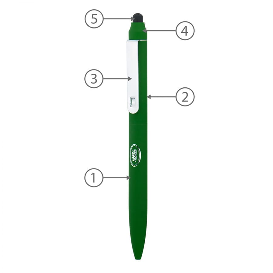 BND76S JOT, STYLUS, TWIST METAL BALLPEN