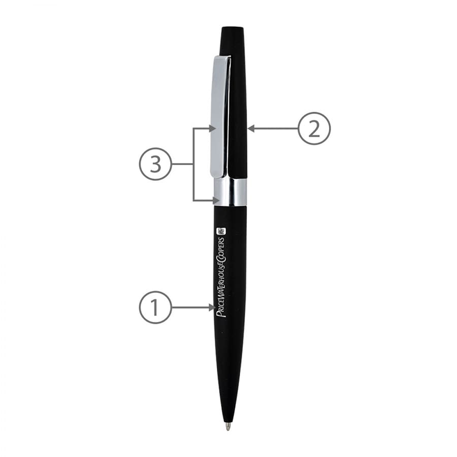 BND77 PERI, TWIST METAL BALL PEN