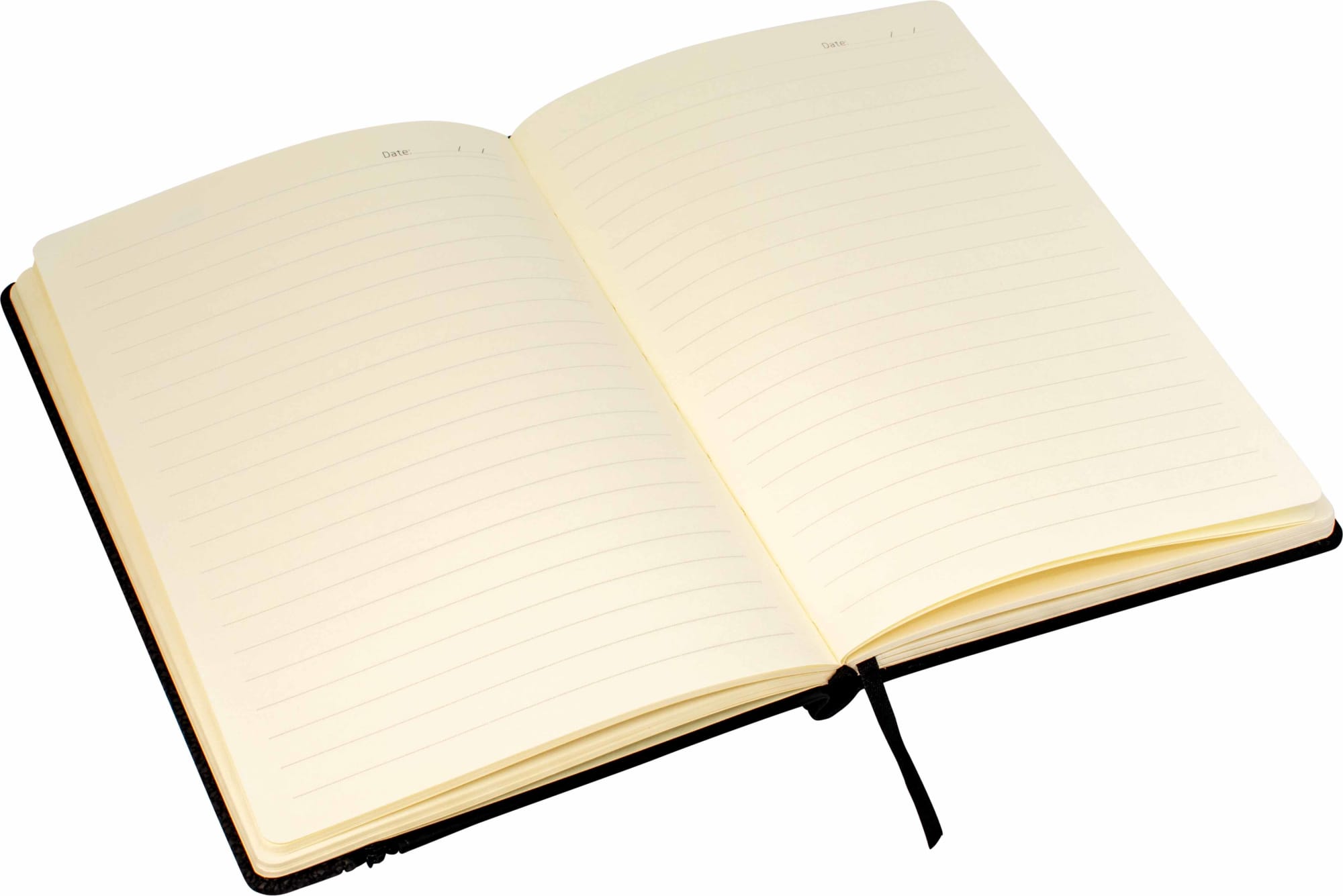 Toronto A5 Notebook,Black/Dark Grey Trim