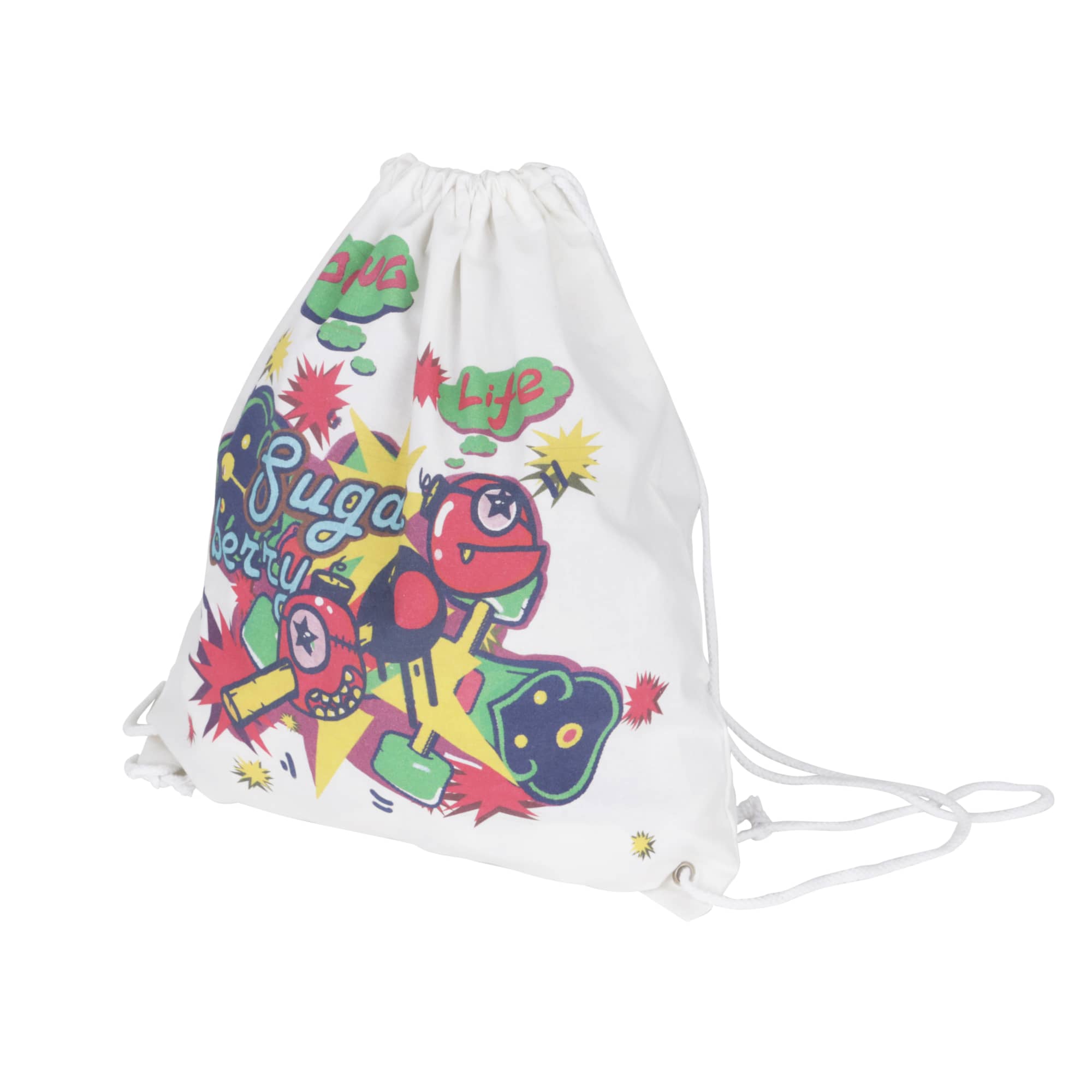 170gsm Digital Print Drawstring Cotton Bag