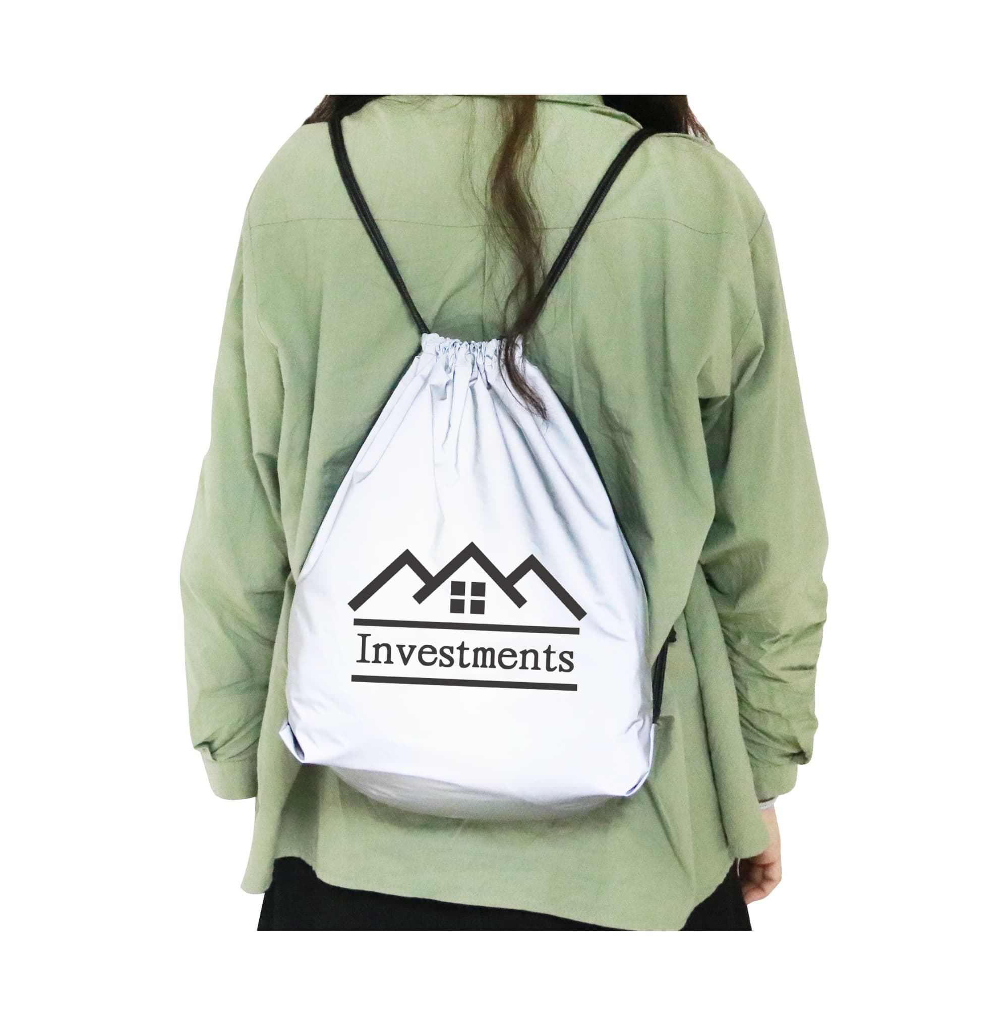Reflective Drawstring Bag