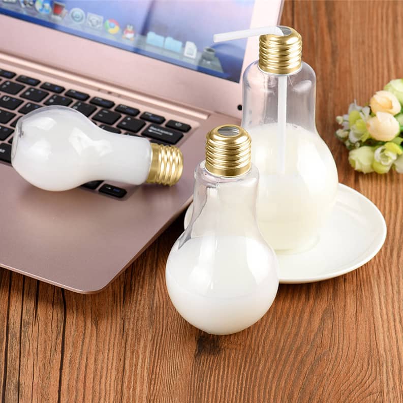 300ml Bulb Shaped Plastic Bottle
