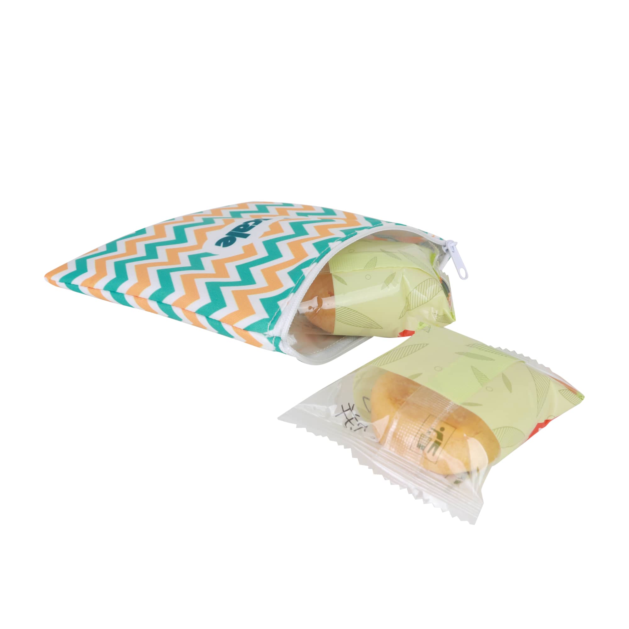 Reusable Food Pouch with Zipper Closure