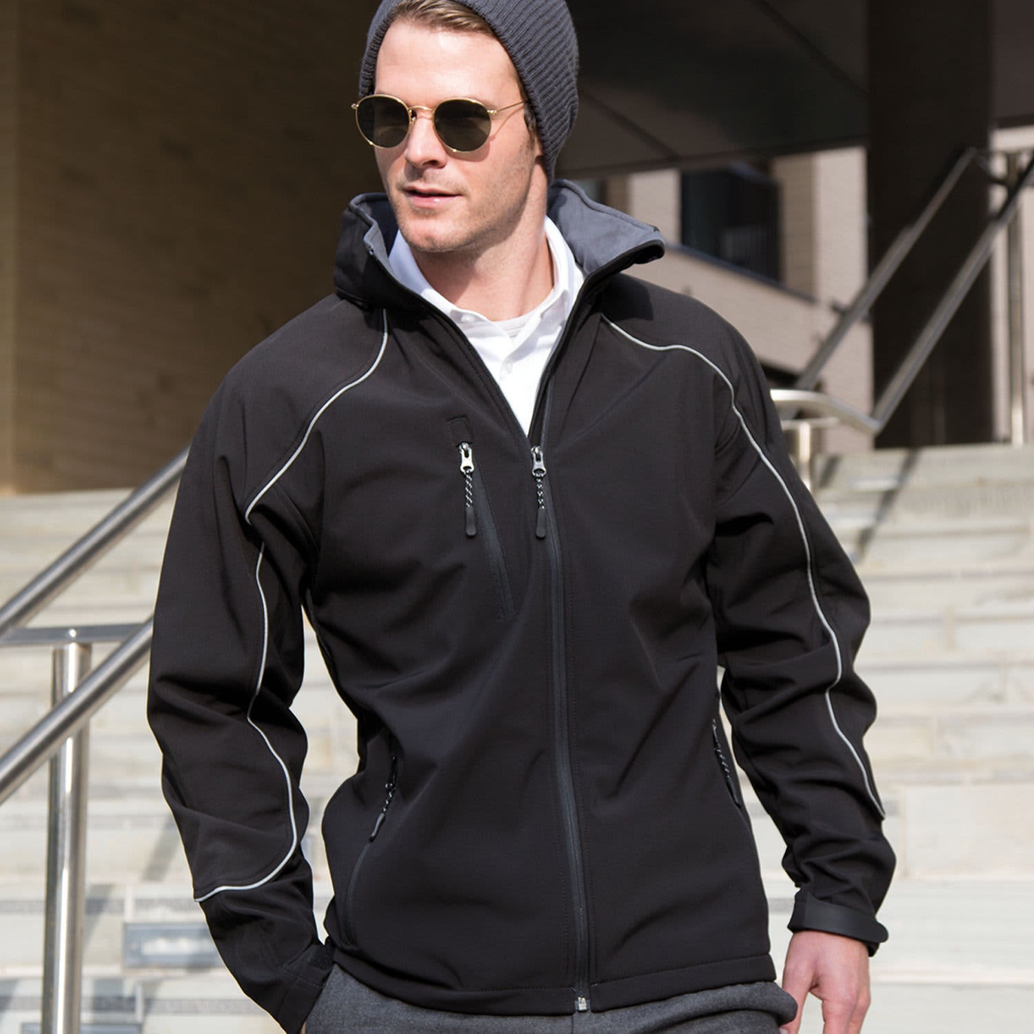 Result Adult Ice Fell Hooded Softshell Jacket