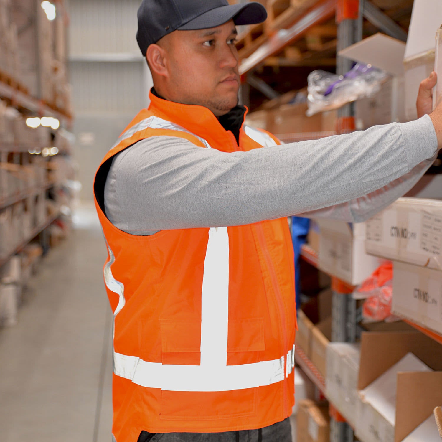 Reversible Fleece Lined Safety Vest Day/Night