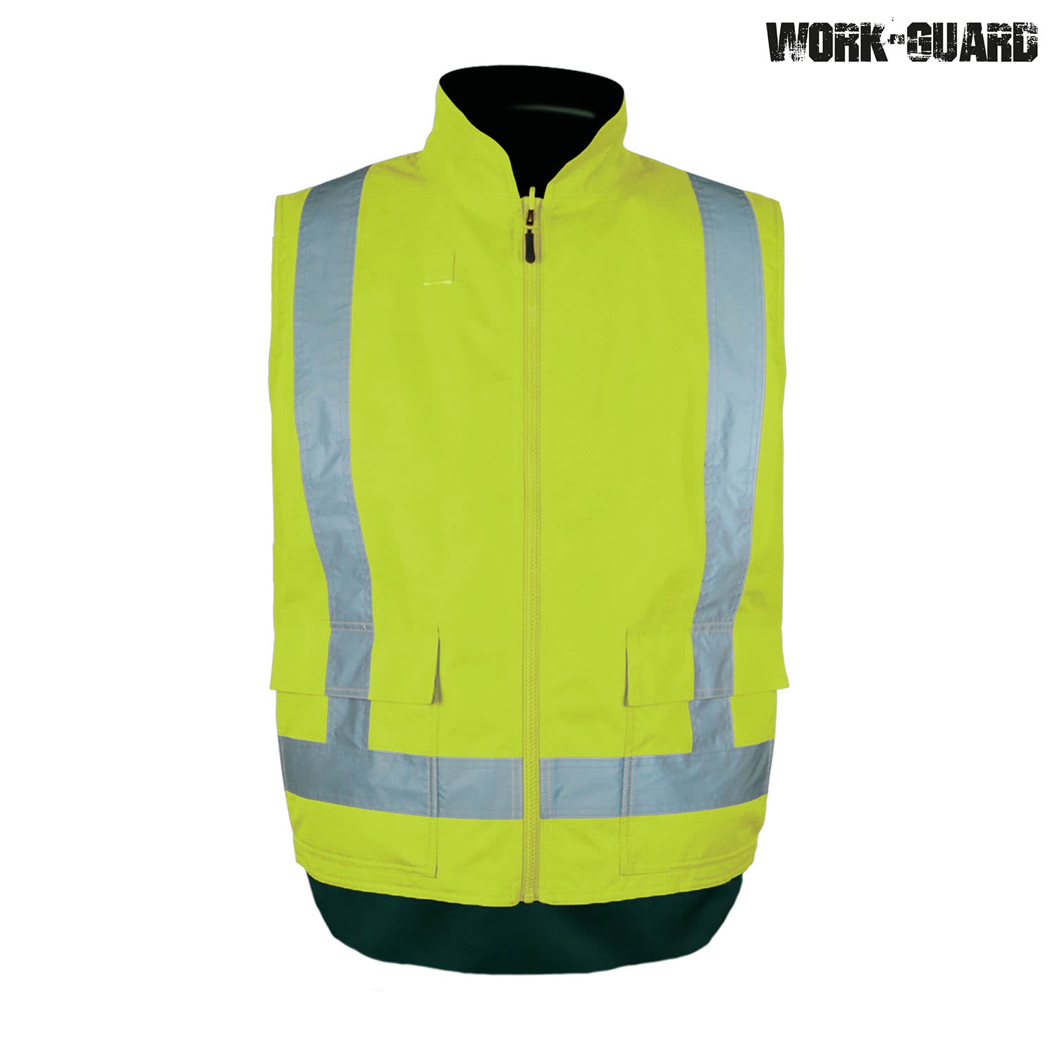 Reversible Fleece Lined Safety Vest Day/Night