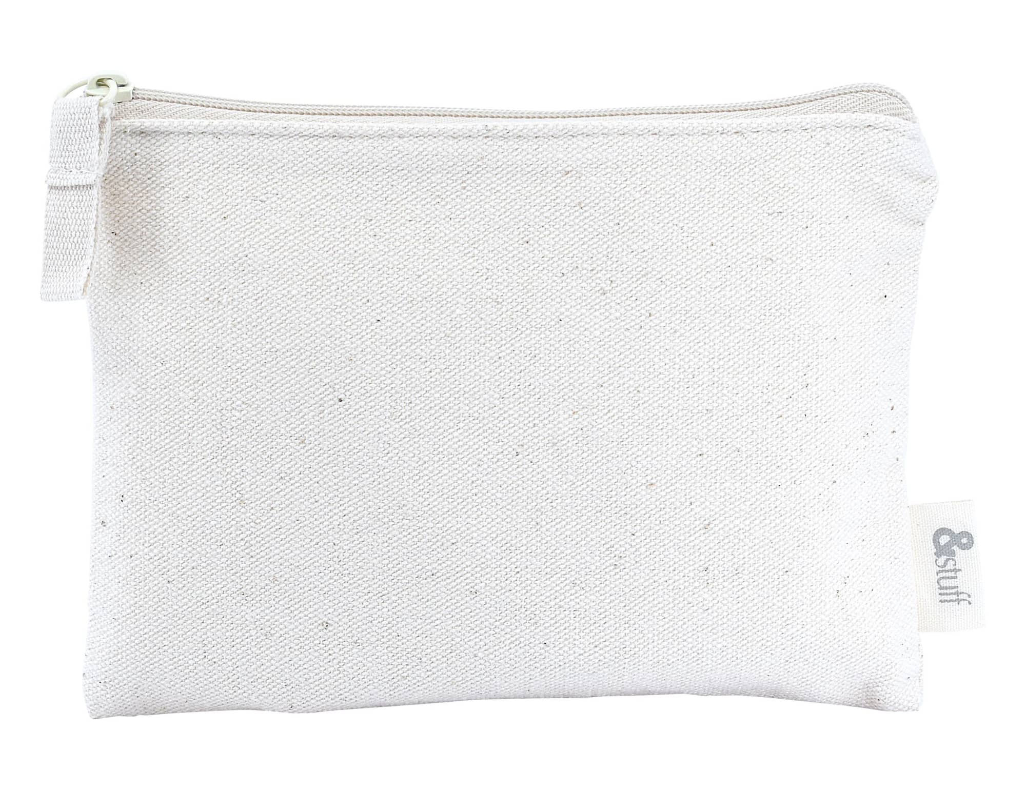 Calico Card & Key Pouch 12.5cm x 17cm