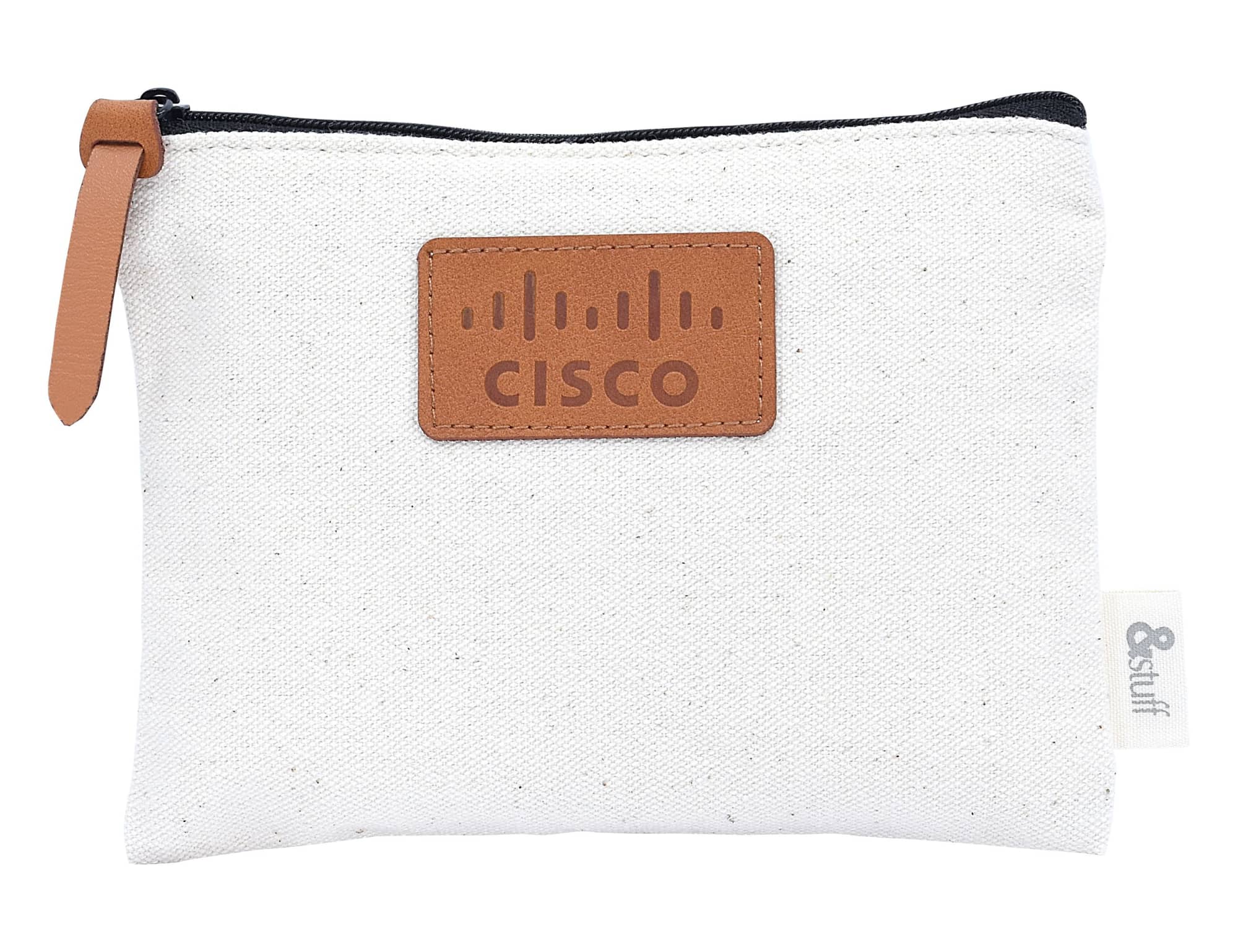 Calico Earphone Pouch 12.5cm x 17cm