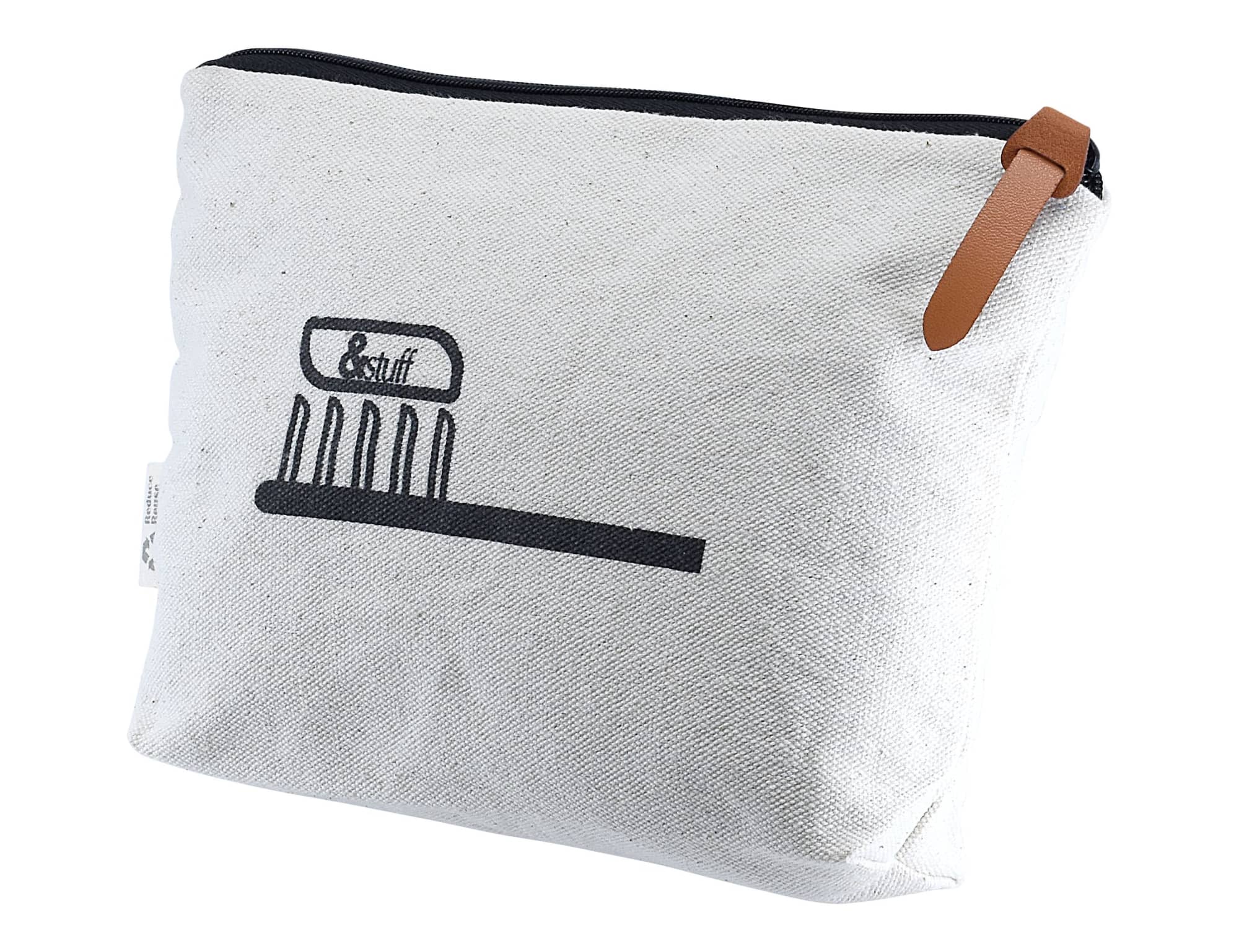 Calico Toiletry/Makeup Bag 14.5cmx22.5cm
