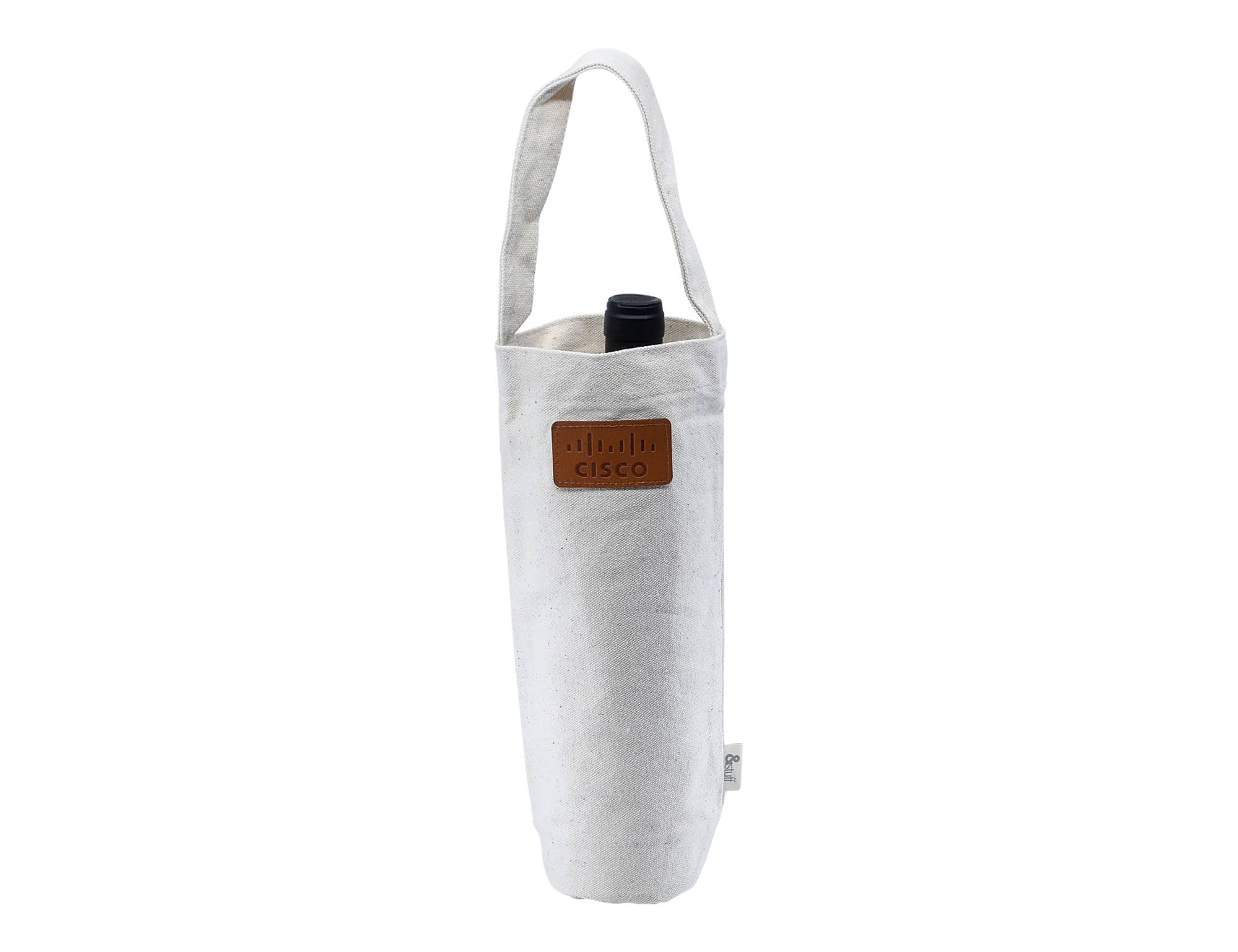Calico Wine Bag 30cm x 16cm x 9cm