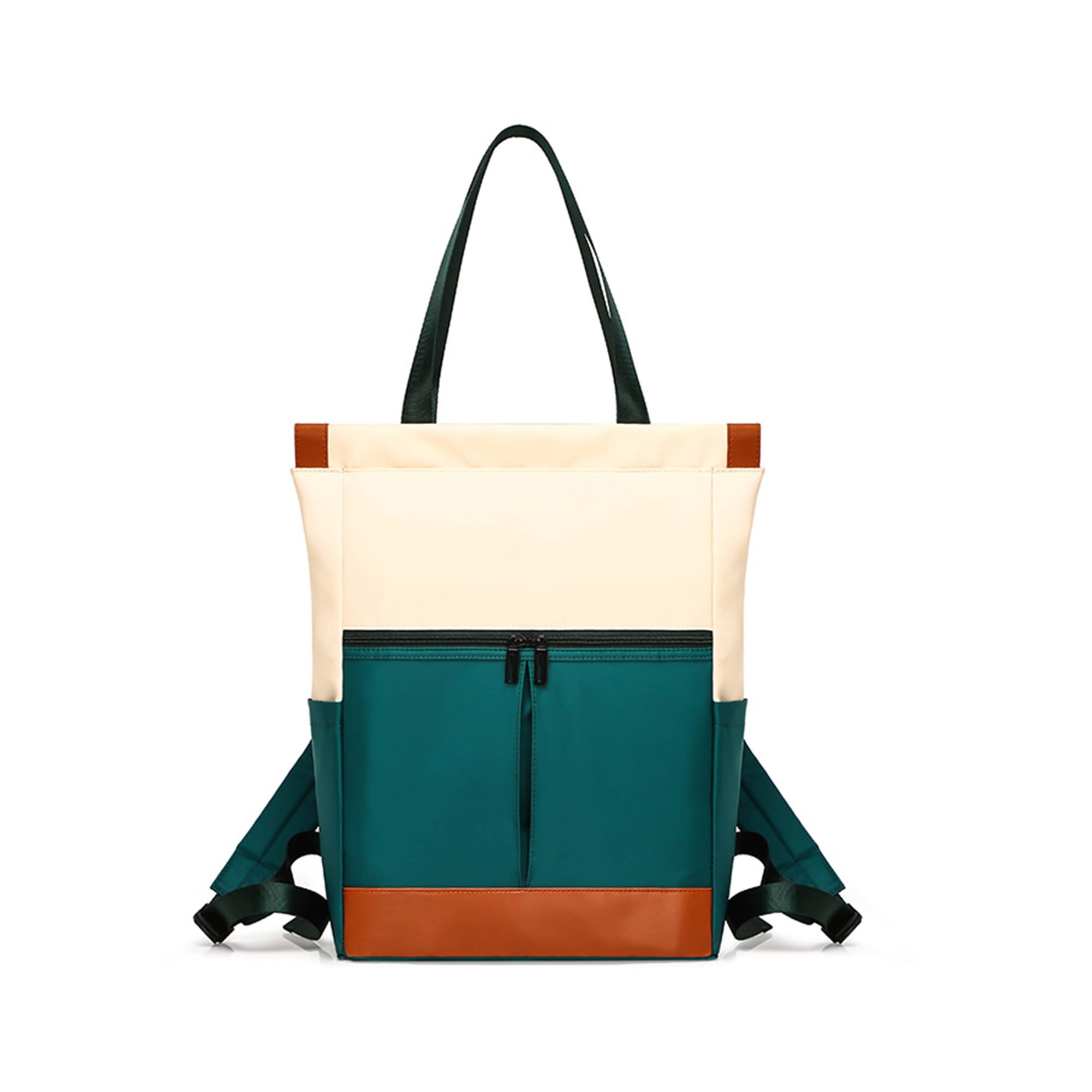 Convertible Nylon Backpack to Tote Bag