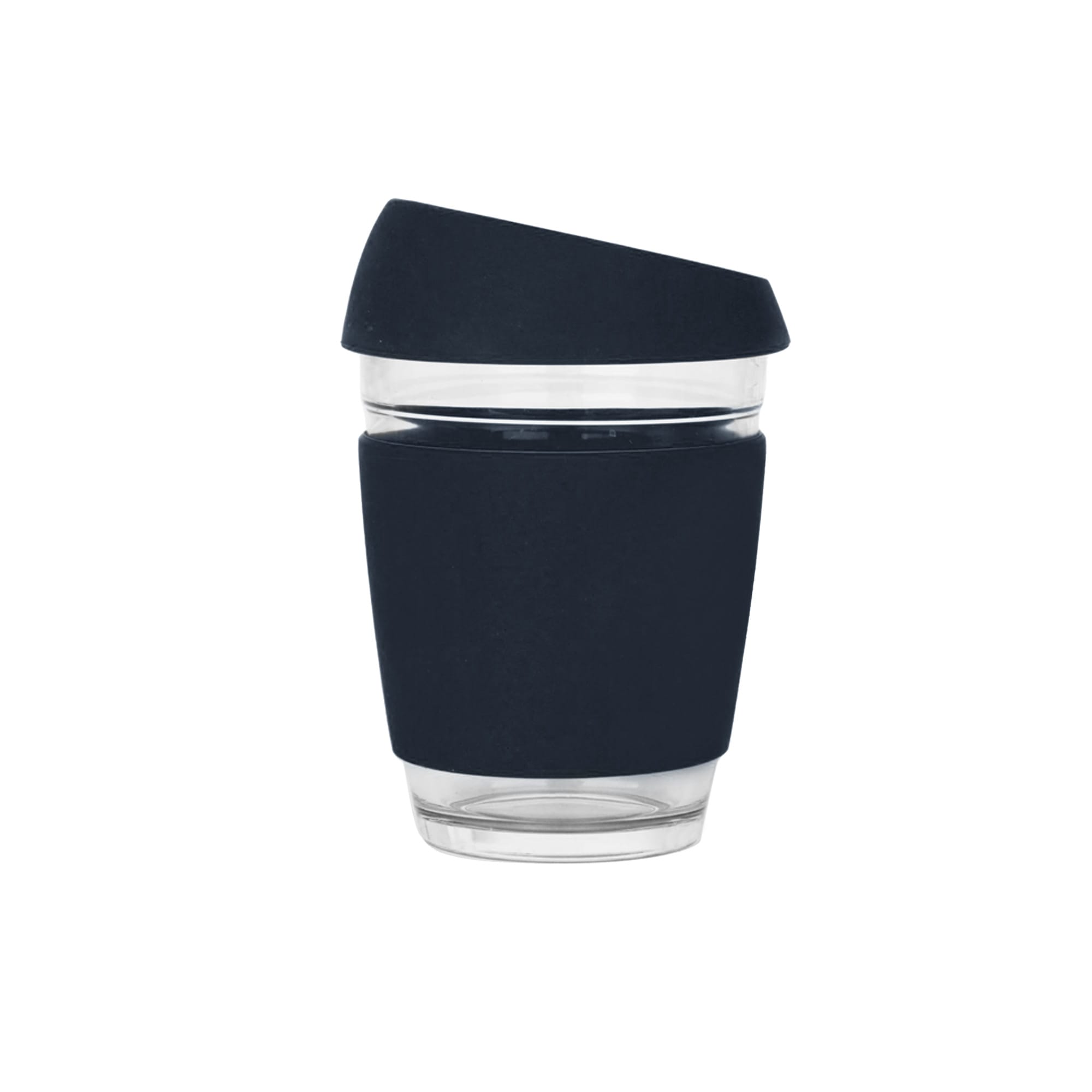 12 OZ Reusable Glass Coffee Cup