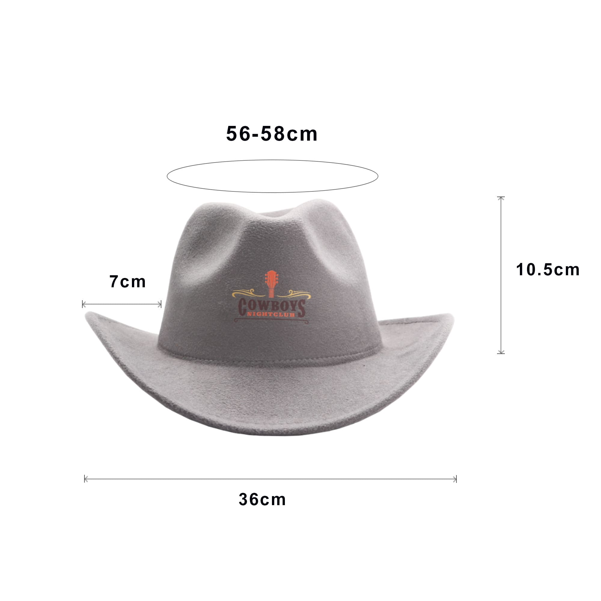 Classic Felt Fedora Cowboy Hat