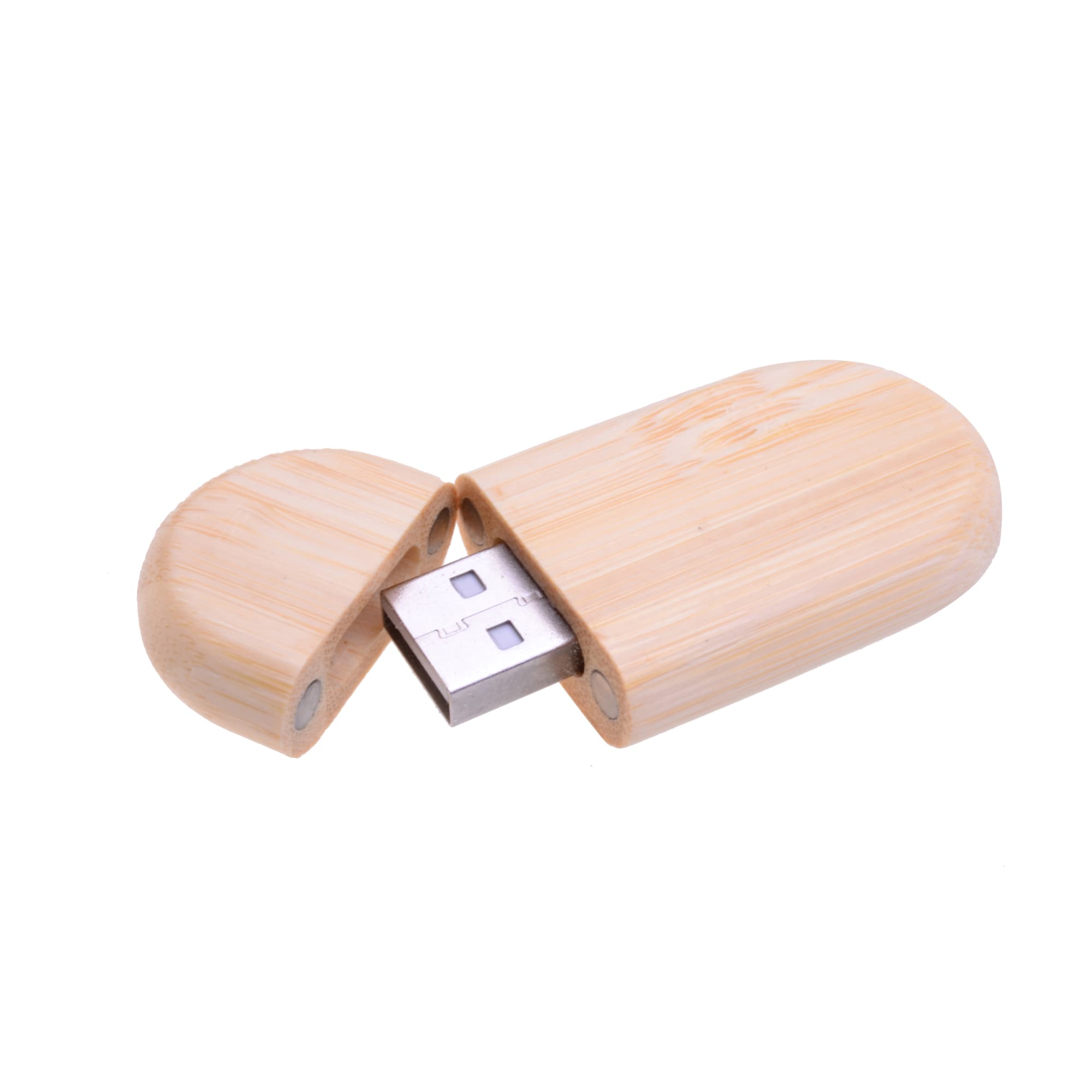 Oblong Wood Flash Drive