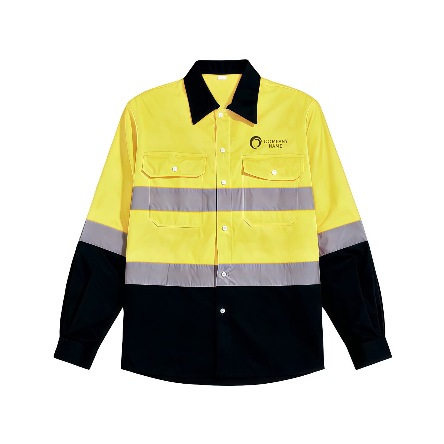 Unisex Cotton Hi-Vis Reflective L/S Shirt
