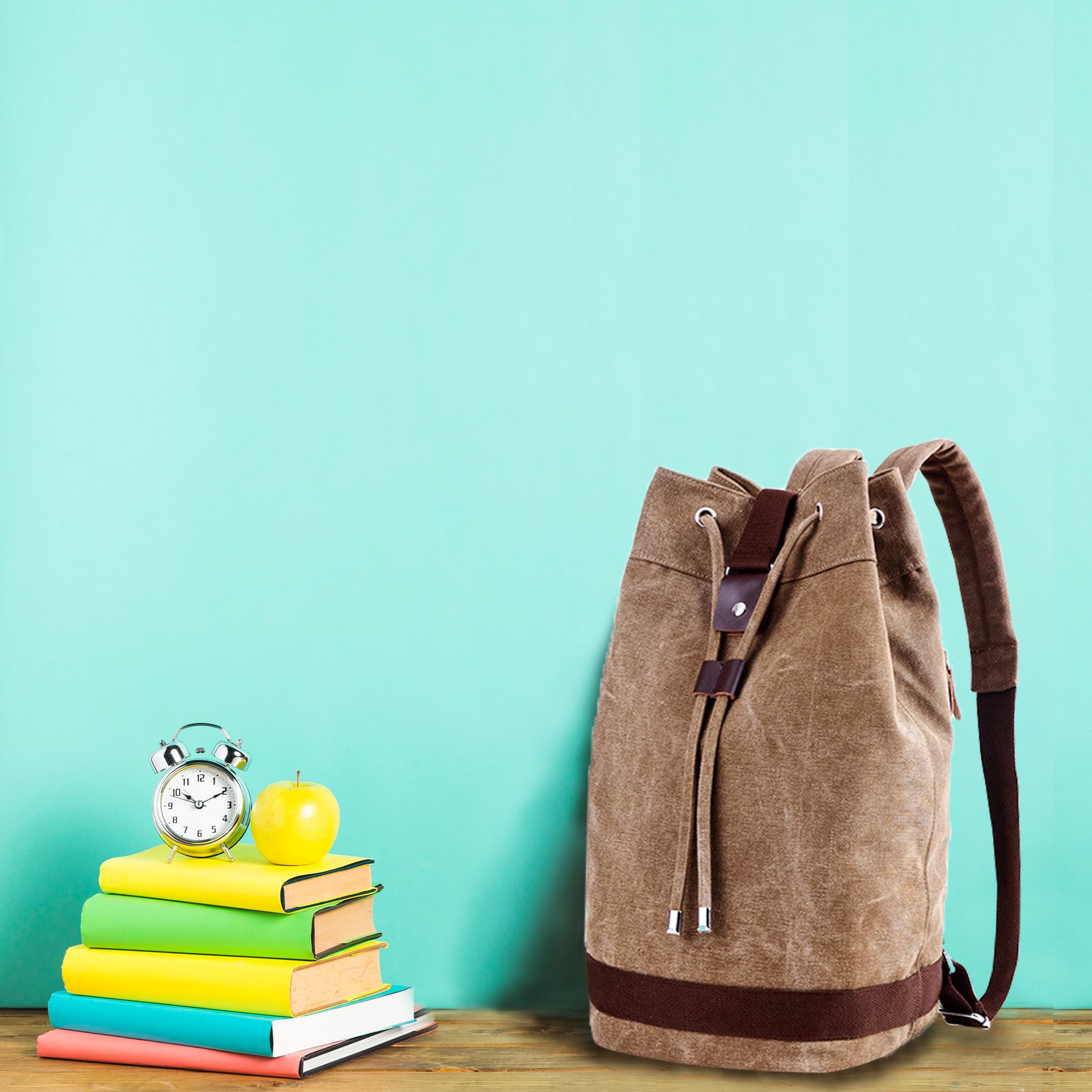 Canvas Bucket Backpack
