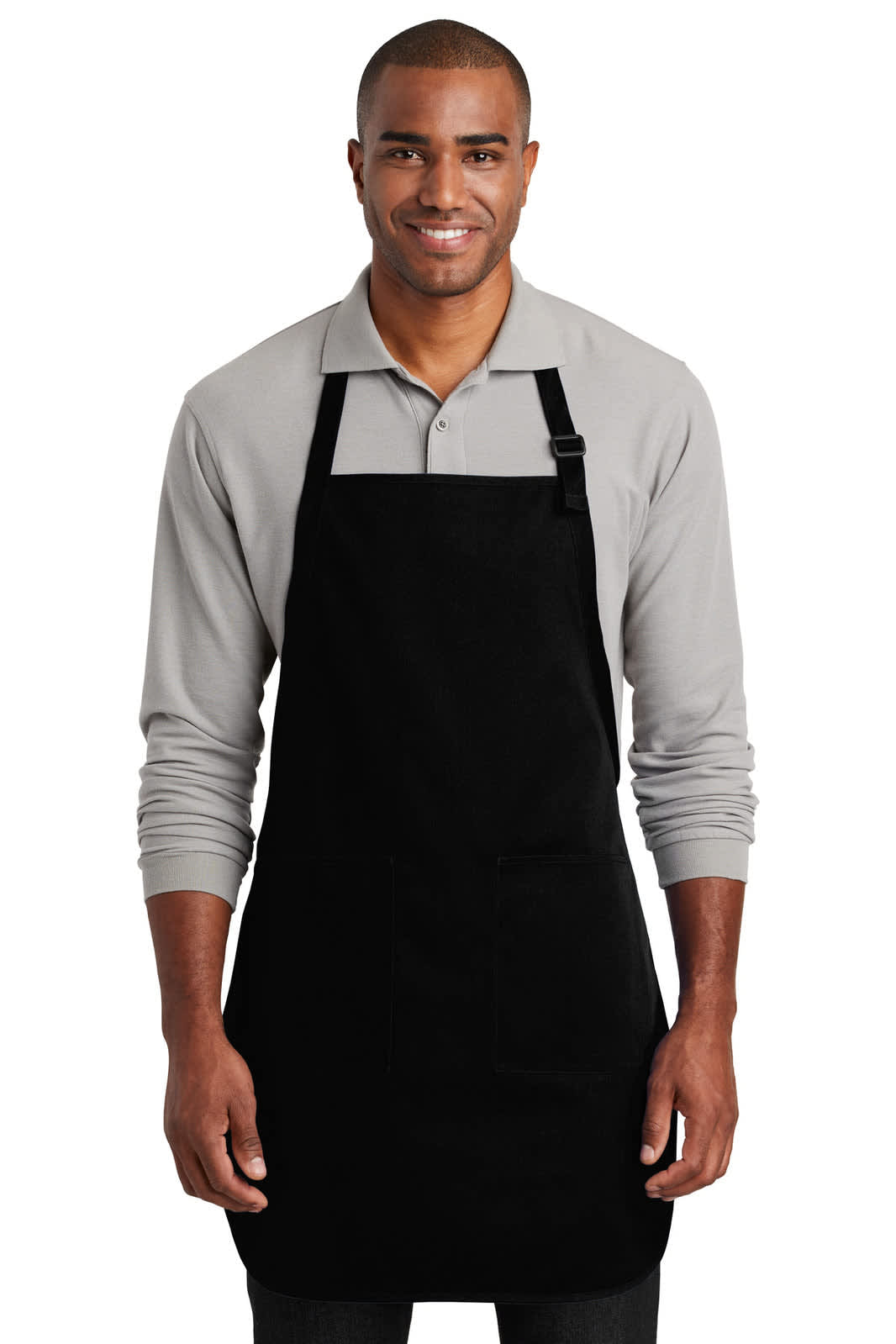 Port Authority Full-Length Two-Pocket Bib Apron
