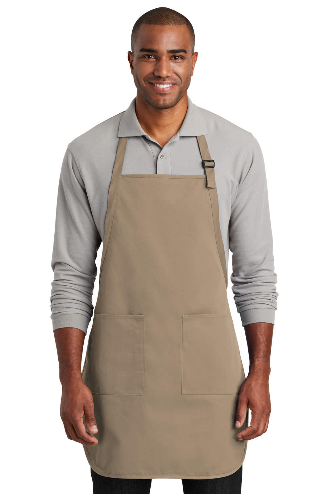 Port Authority Full-Length Two-Pocket Bib Apron