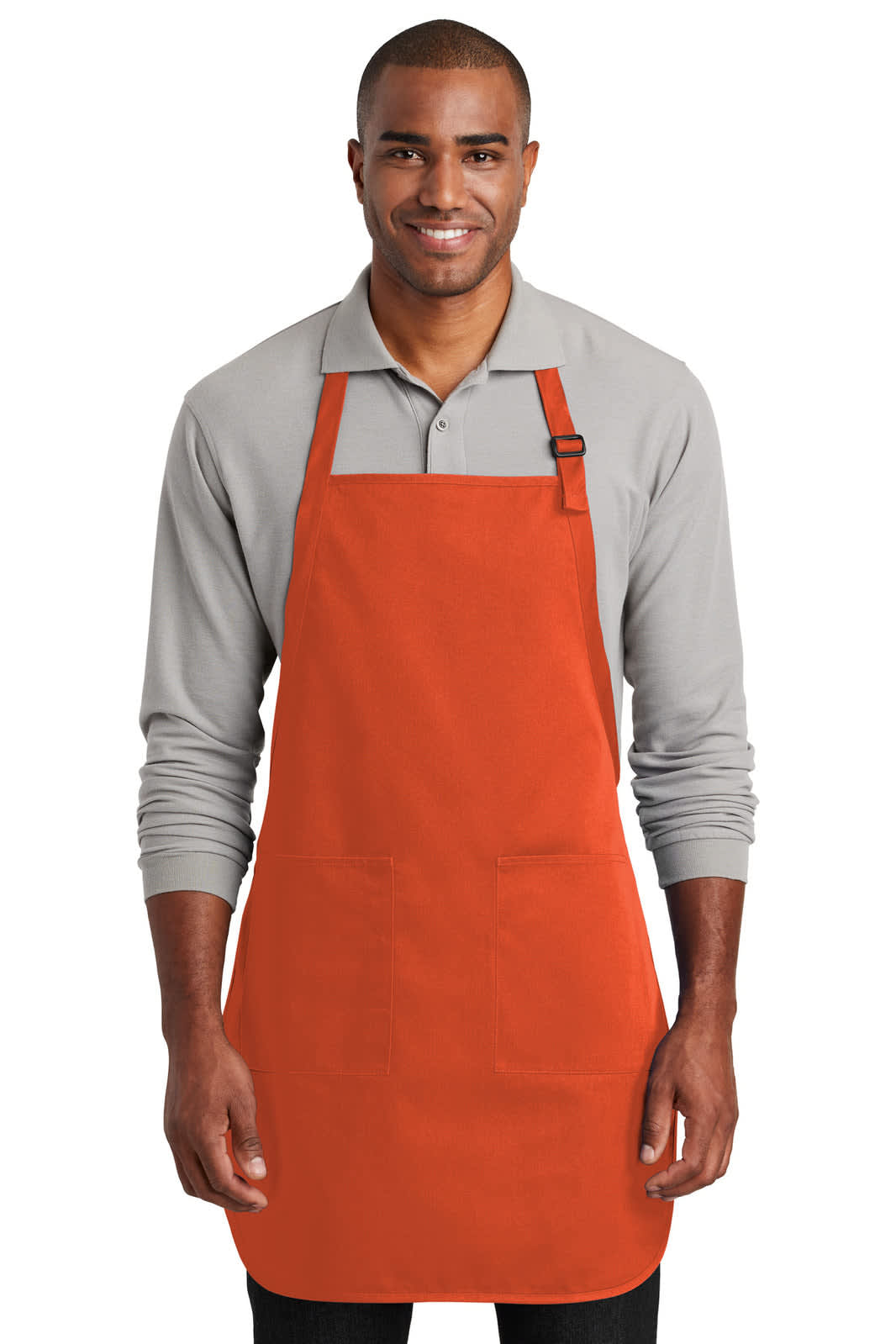 Port Authority Full-Length Two-Pocket Bib Apron