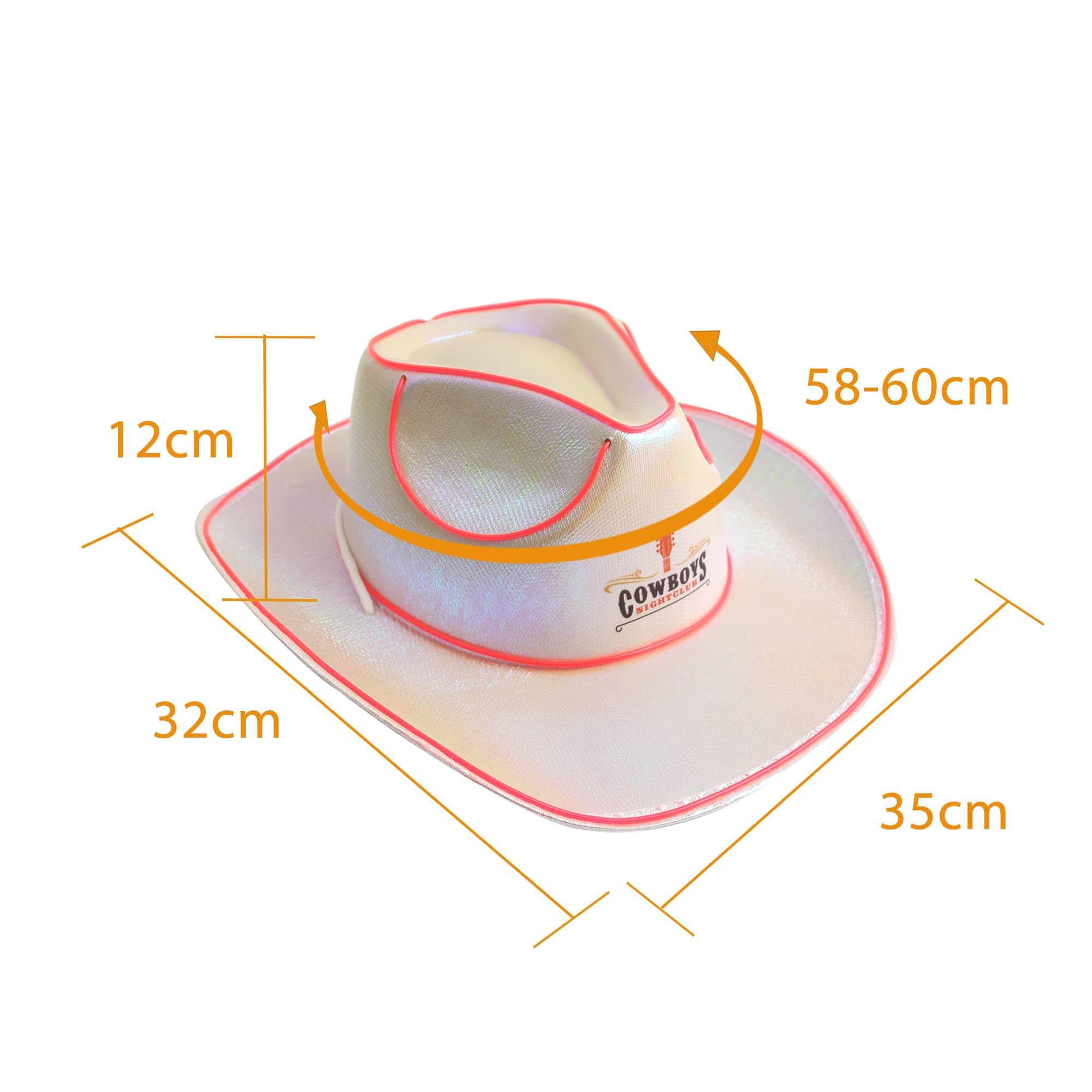 Light Up Cowboy Hats