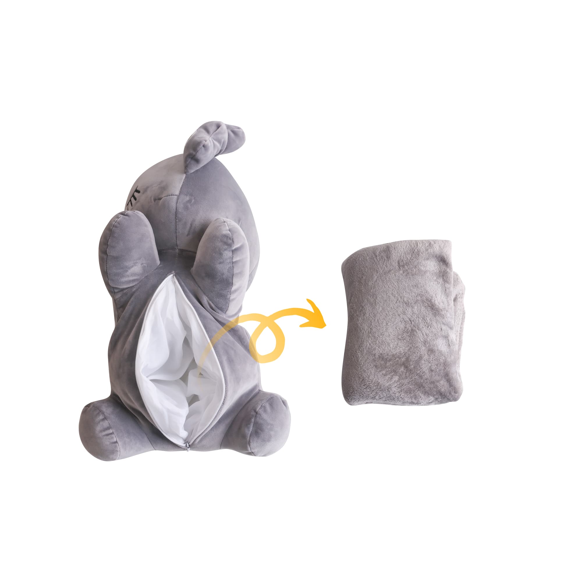 Animal Plush Toy with Blanket